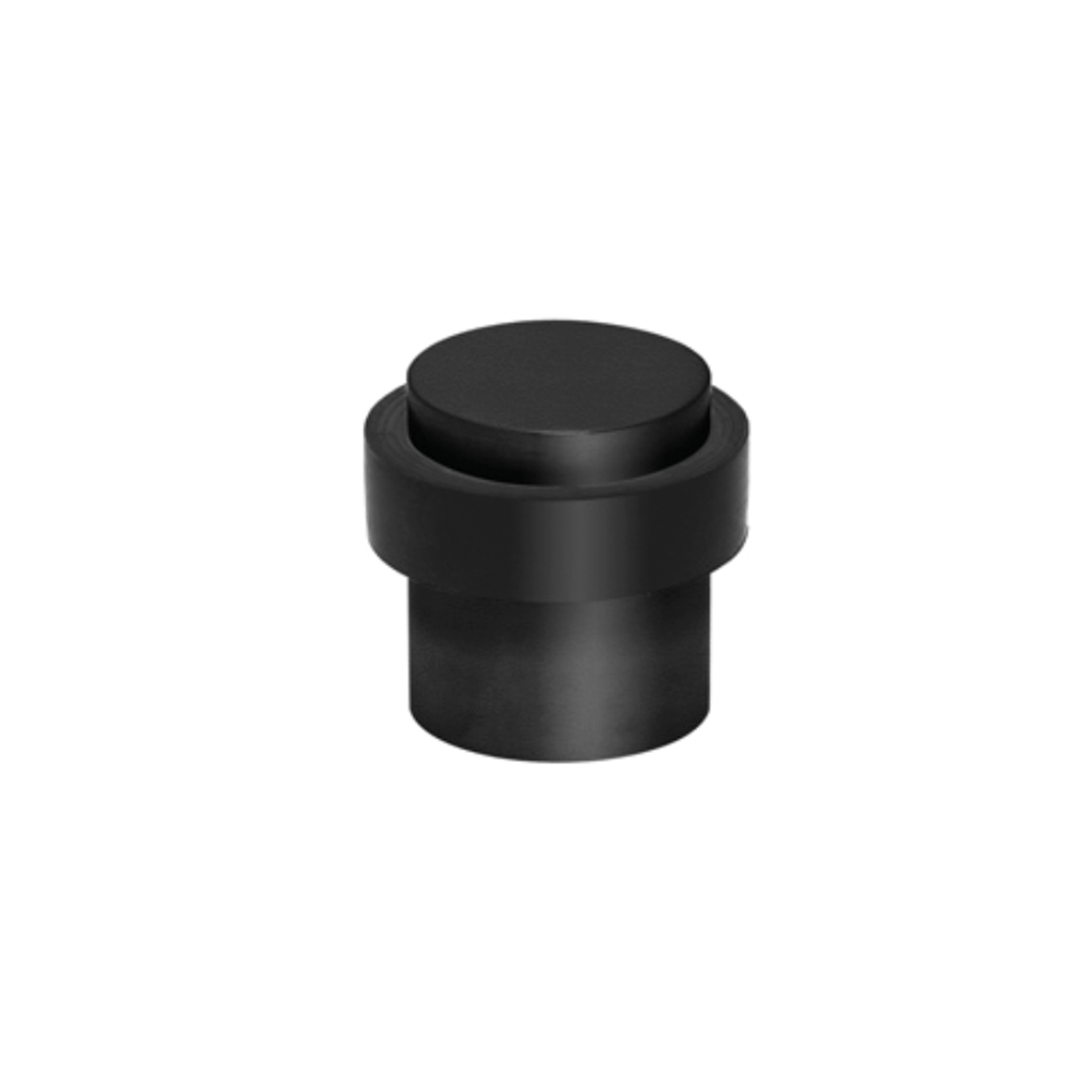 Bodentürstopper rund Schwarz pulverbeschichtet ø 30 mm Höhe 40 mm