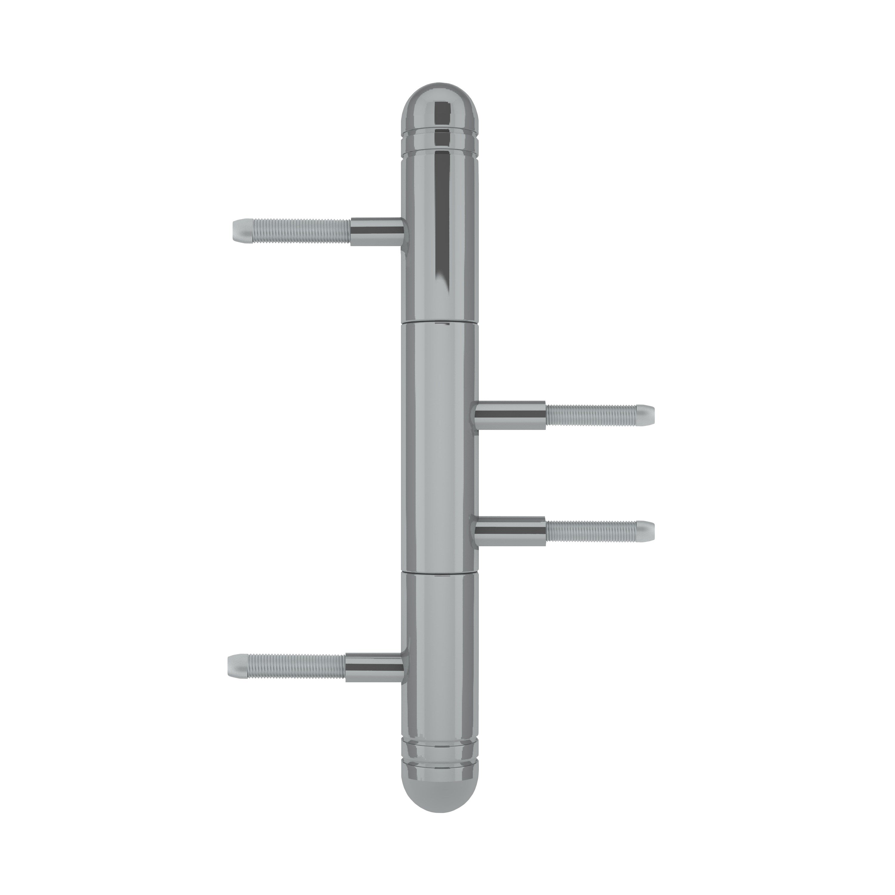 Design Türband inkl. Rahmenteil 3-teilig mit Rundkopf V4426 WF verchromt