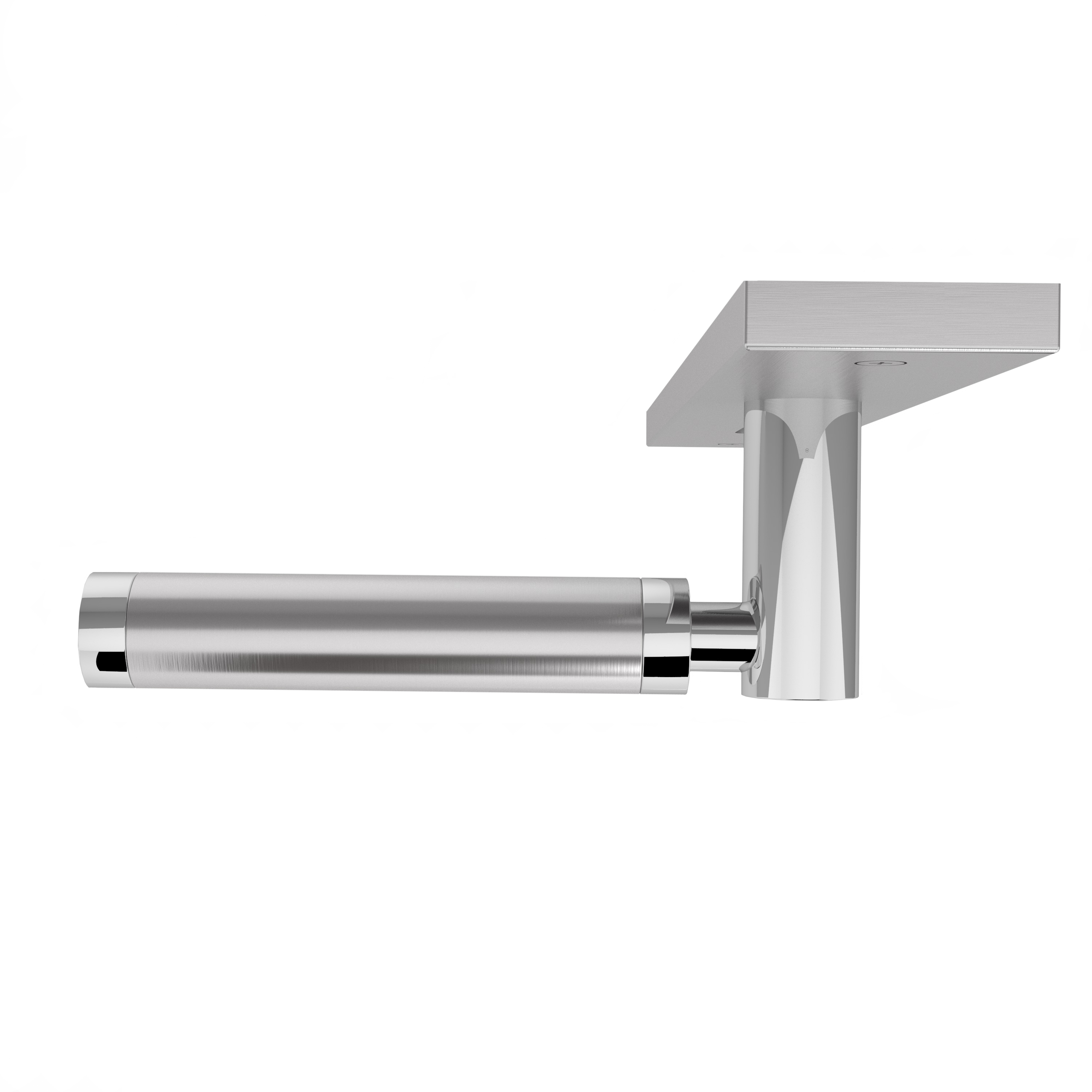 Langschildgarnitur eckig L- Form gerade Modell Ibera Edelstahl / verchromt geschraubt Klasse 1