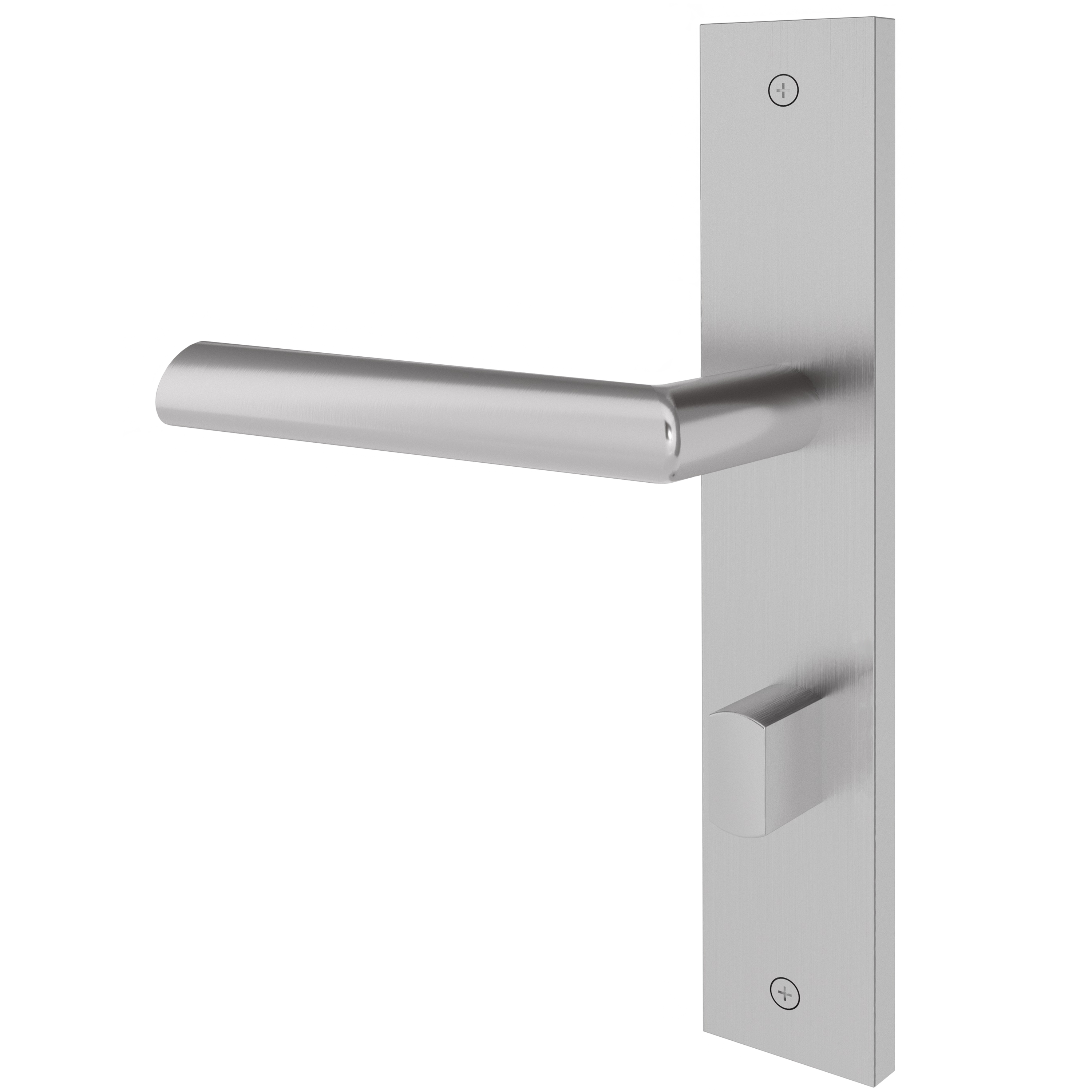 Langschildgarnitur eckig L- Form gerade Modell Jadena Edelstahl geschraubt Klasse 1