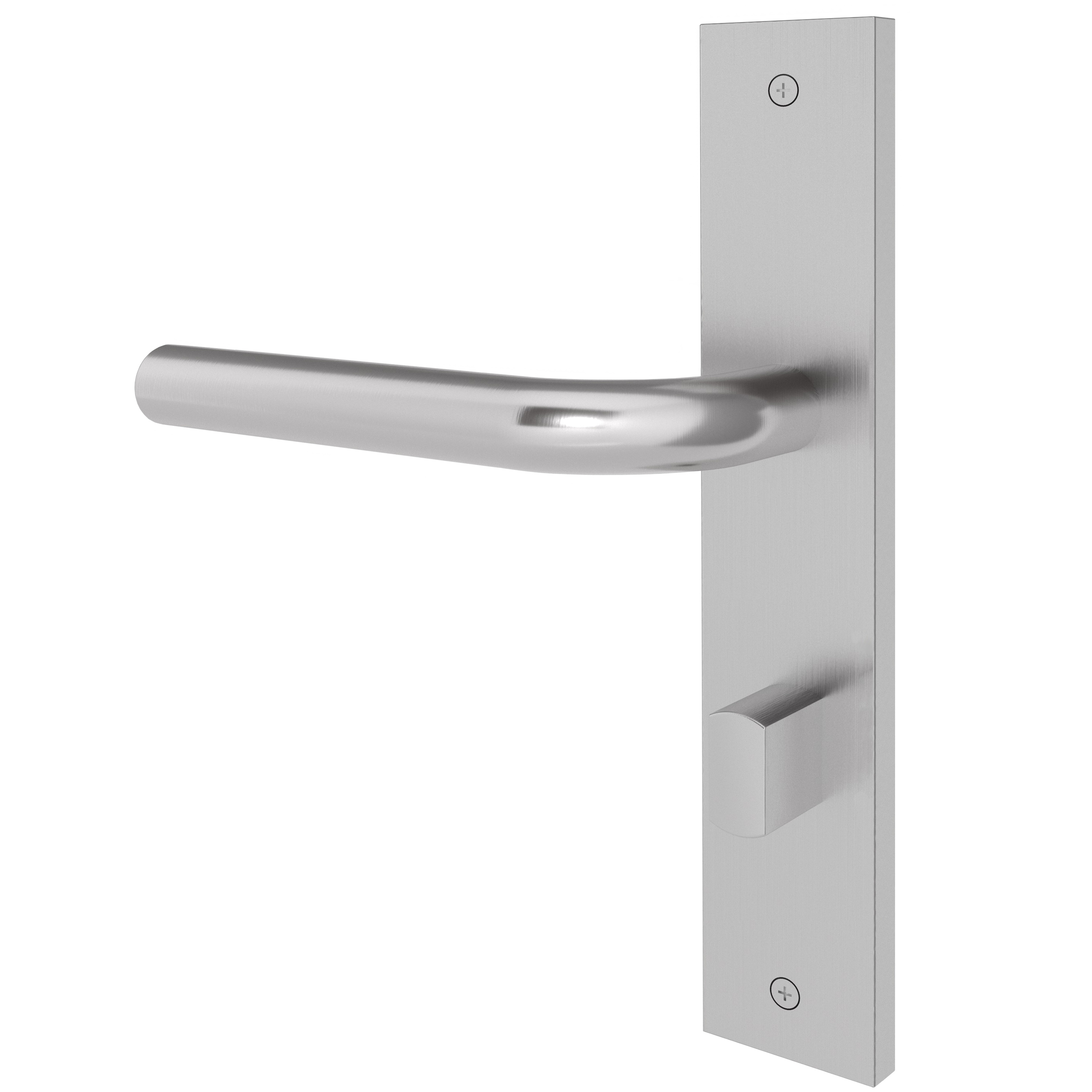 Langschildgarnitur eckig L- Form gerade Modell Juvora Edelstahl geschraubt Klasse 1