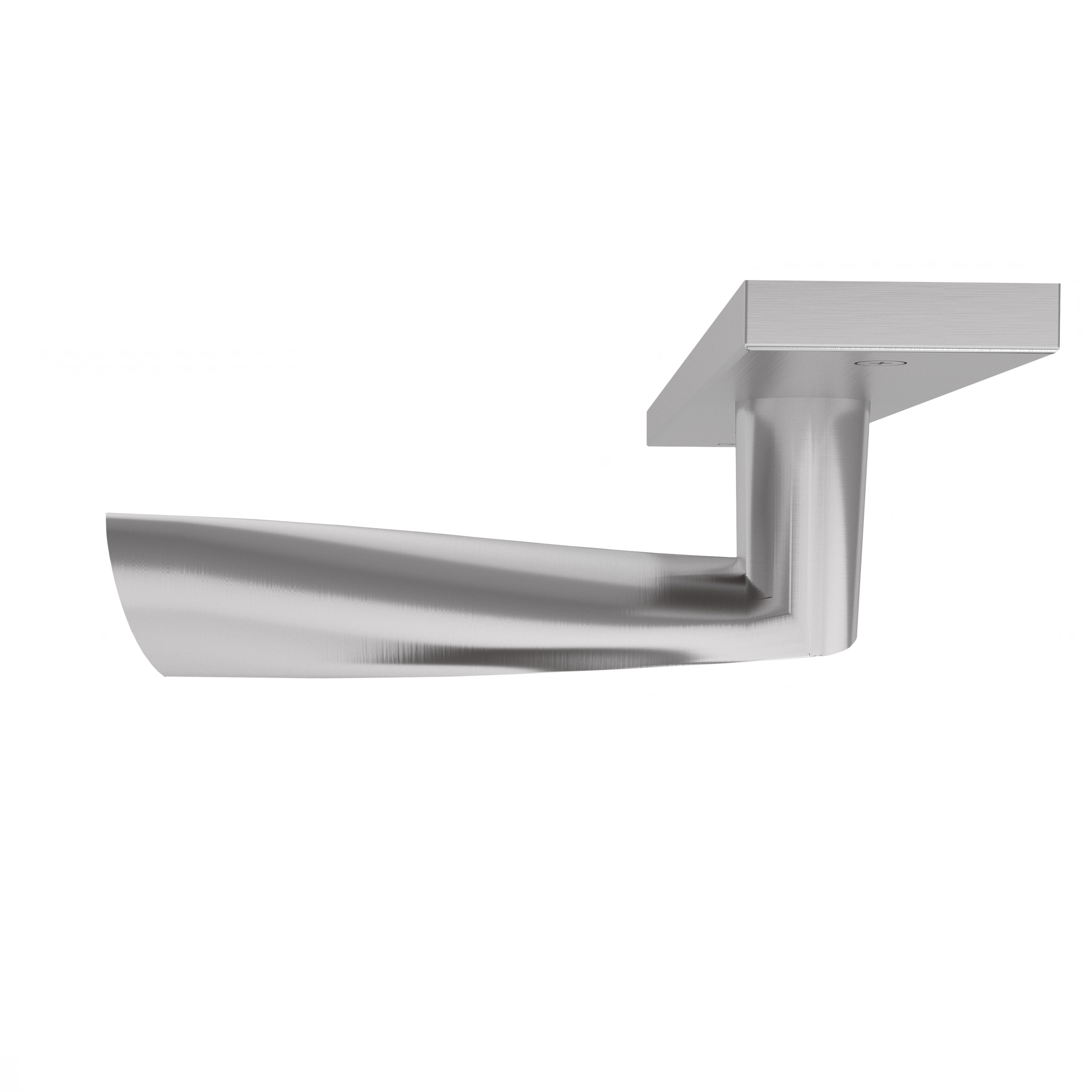 Langschildgarnitur eckig L-Form geschwungen Modell Garuna Edelstahl geschraubt Klasse 1