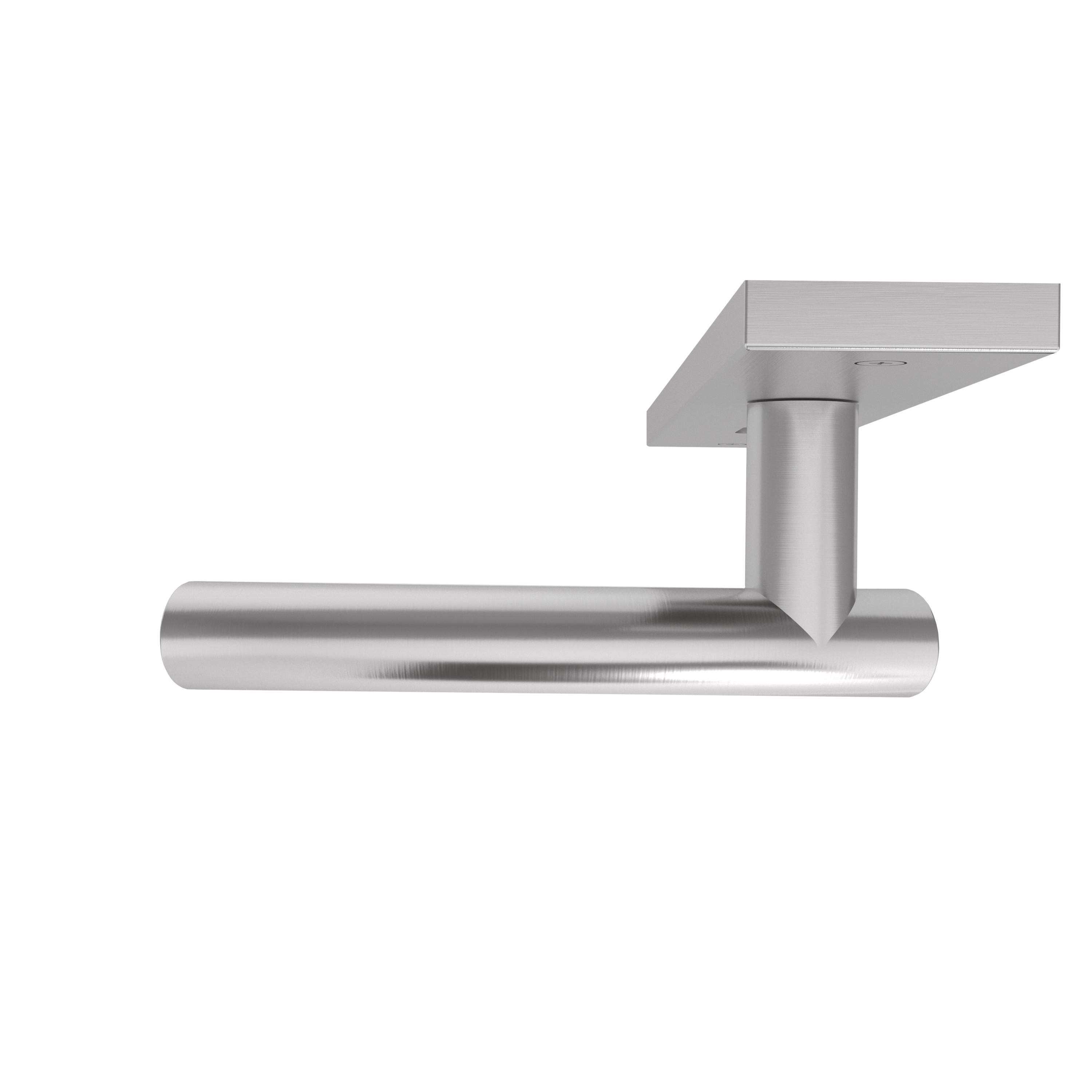 Langschildgarnitur eckig L-Form geschwungen Modell Sylora Edelstahl geschraubt Klasse 1