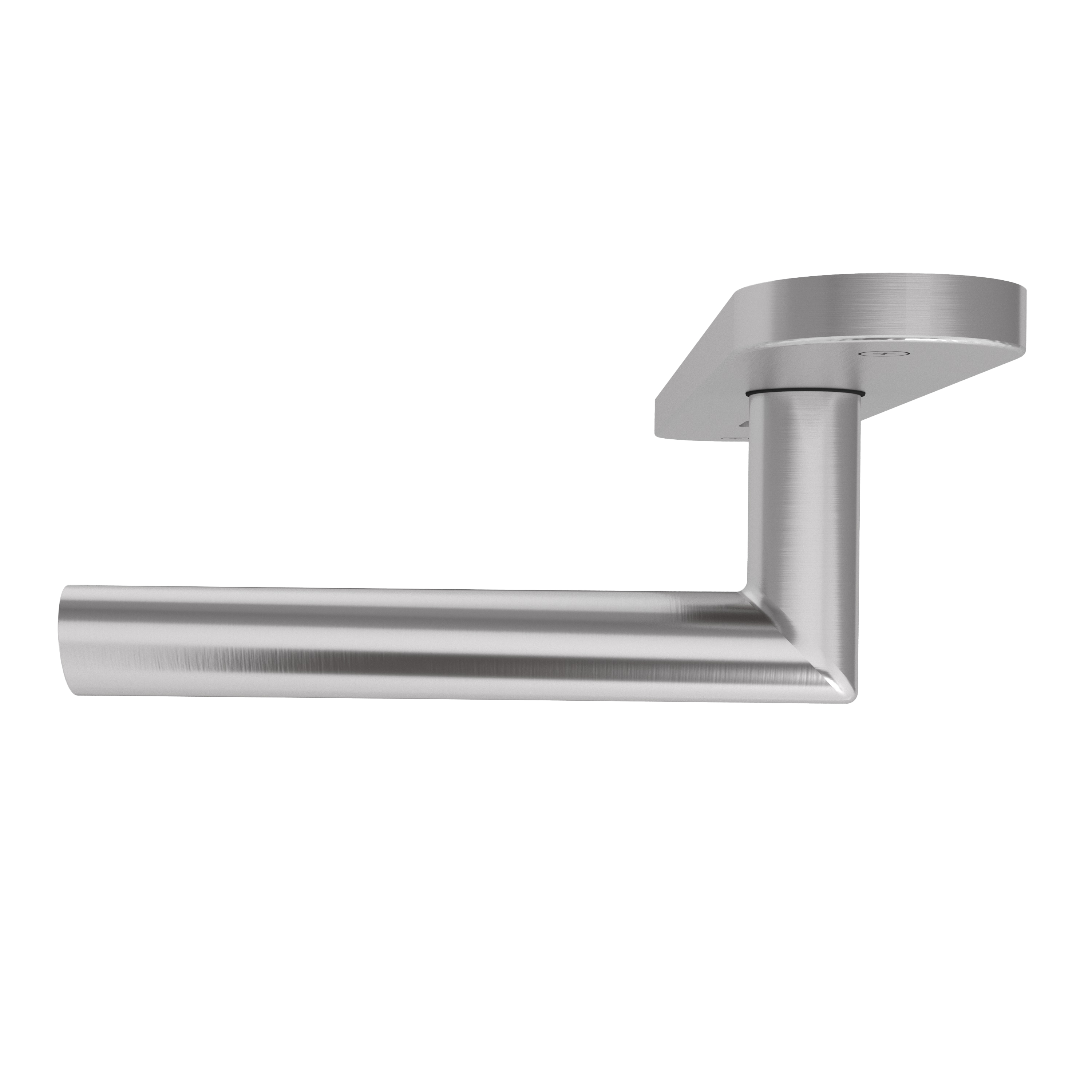 Langschildgarnitur rund L- Form gerade Modell Jadena Edelstahl geschraubt Klasse 1