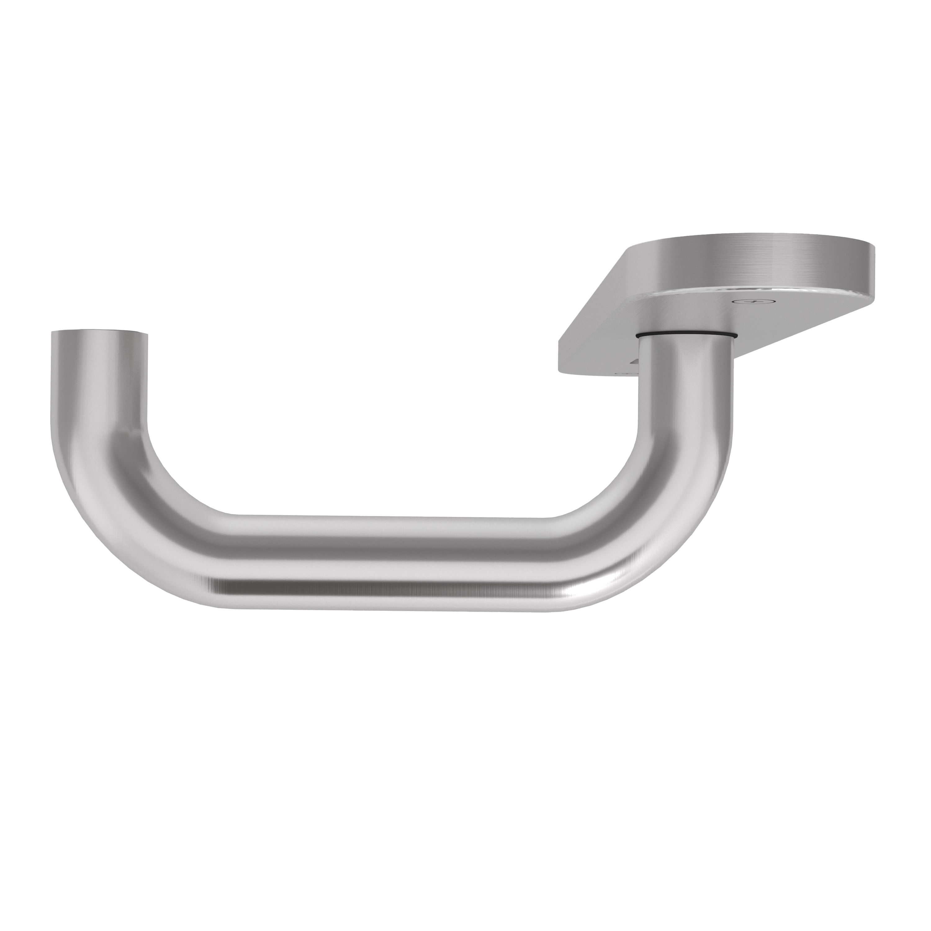 Langschildgarnitur rund U-Form Modell Borana Edelstahl geschraubt Klasse 1