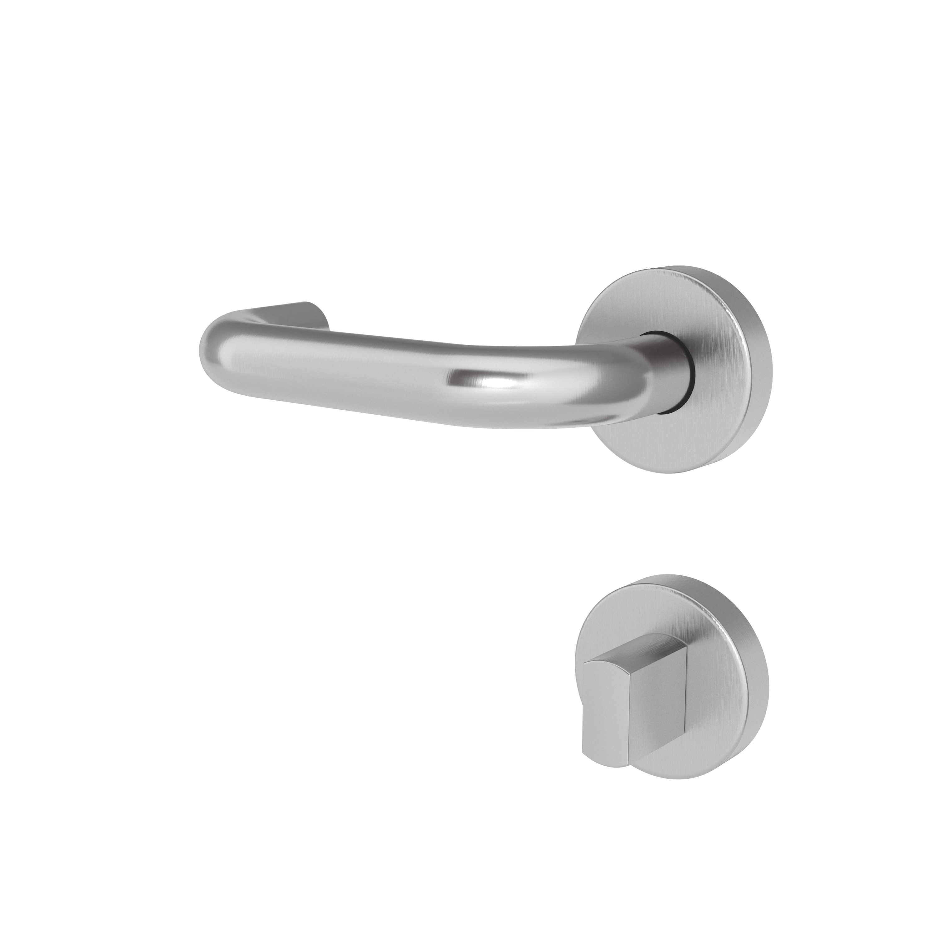 Türgriff Rosetten rund U-Form Modell Borana 3 Edelstahl Klipprosette Klasse 3