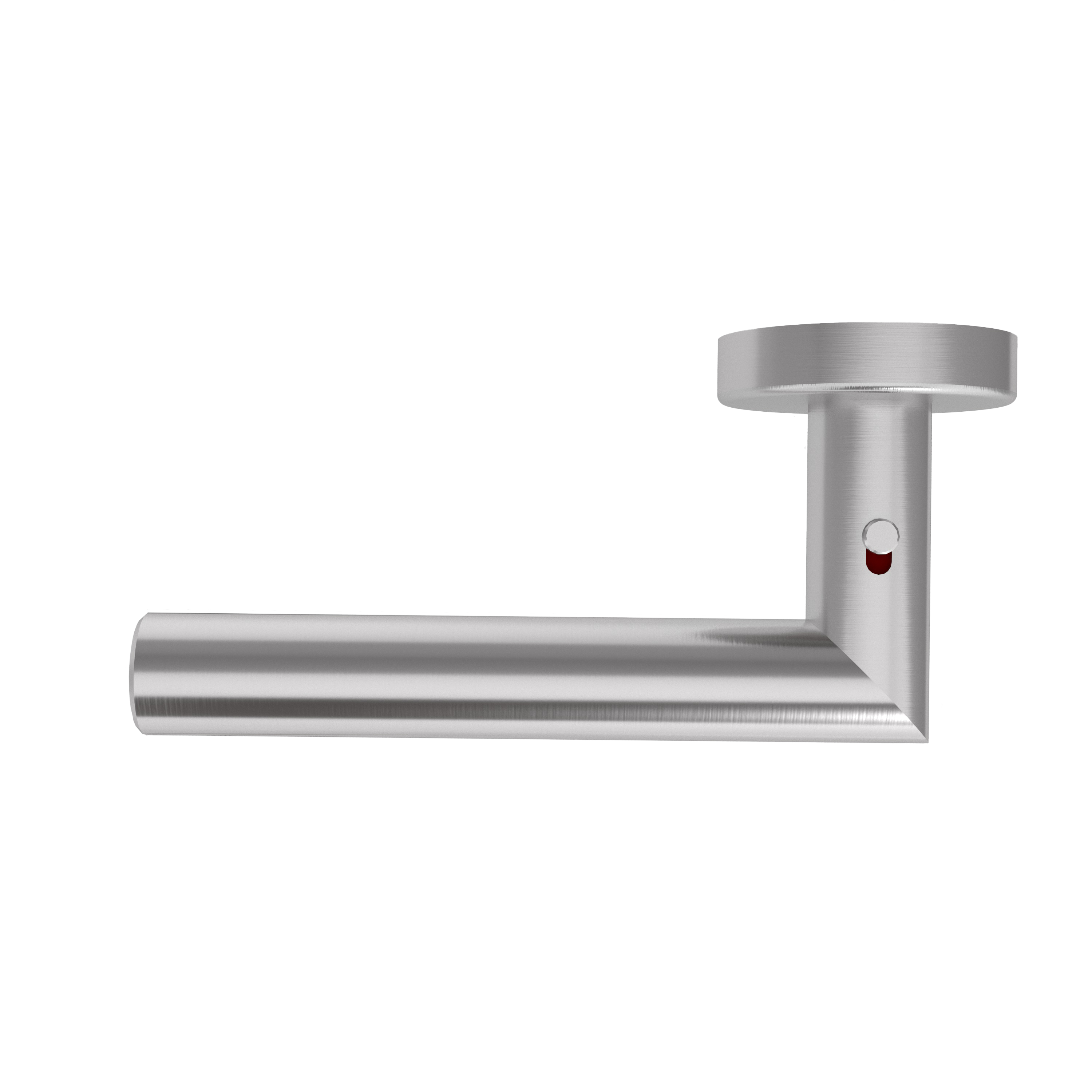 Türgriff Smart2Lock Rosetten rund L-Form gerade Modell Javara Edelstahl Klipprosette