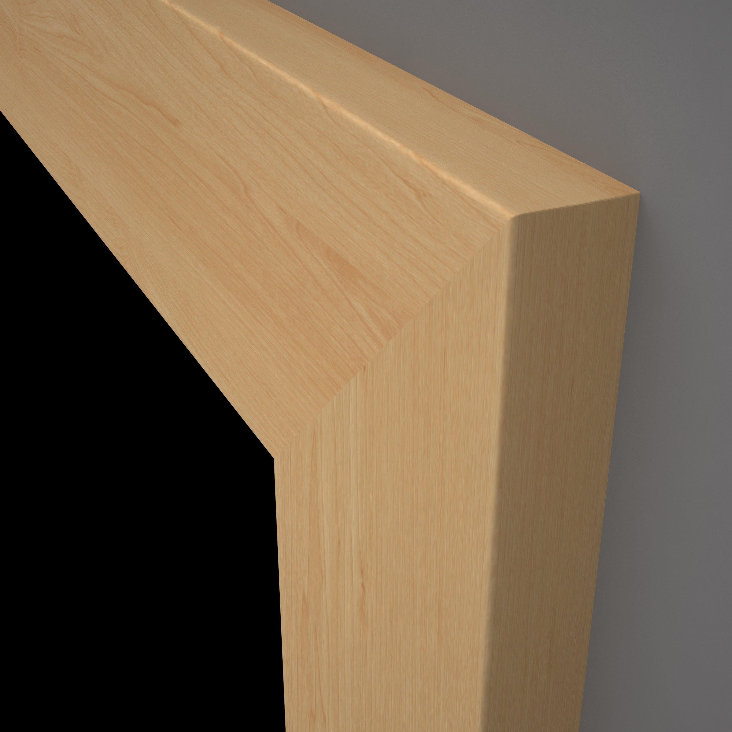 Türzarge CPL Tradition Ahorn Designkante 60 mm Bekleidung