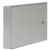 Wandabstandsprofil Edelstahloptik MDF 19 mm inkl. Endkappen