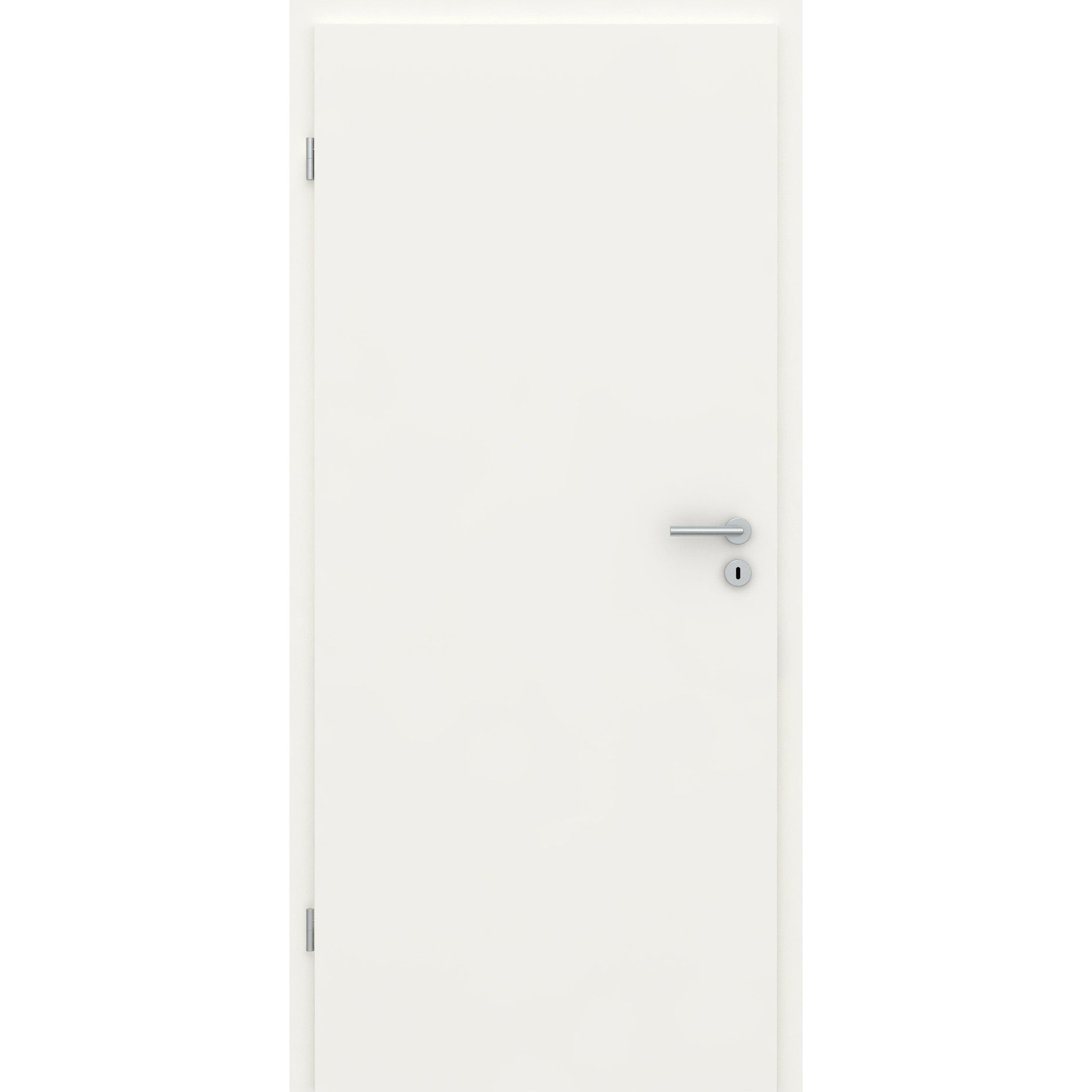 Zimmertür CPL SamtMatt Weiß Eckkante