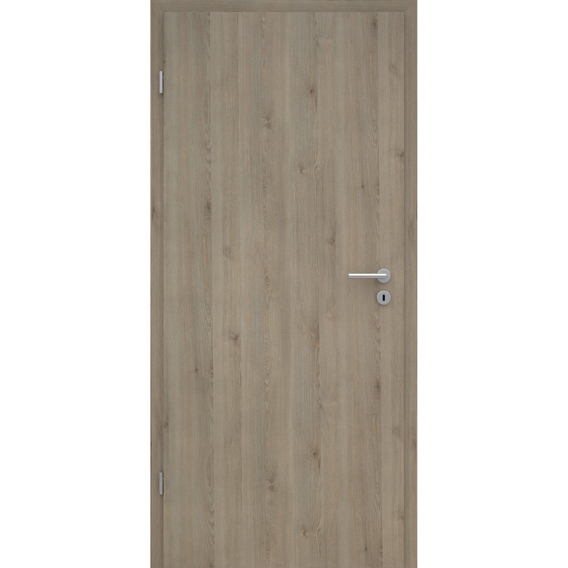 Zimmertür CPL Struktur Pinie-Silbergrau Designkante