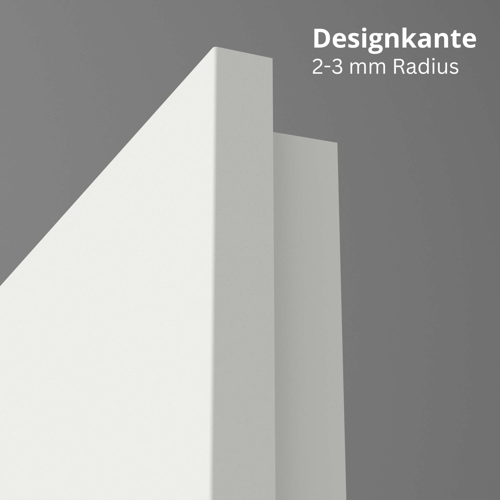 Zimmertür CPL glatt soft-weiß Röhrenspan Designkante