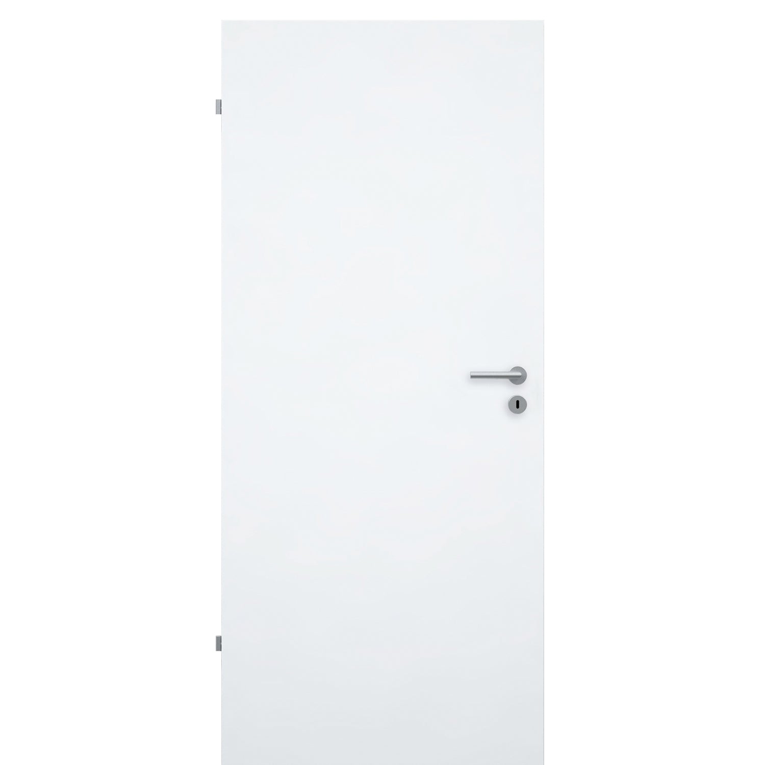 Zimmertür Lack glatt brillant-weiß Designkante