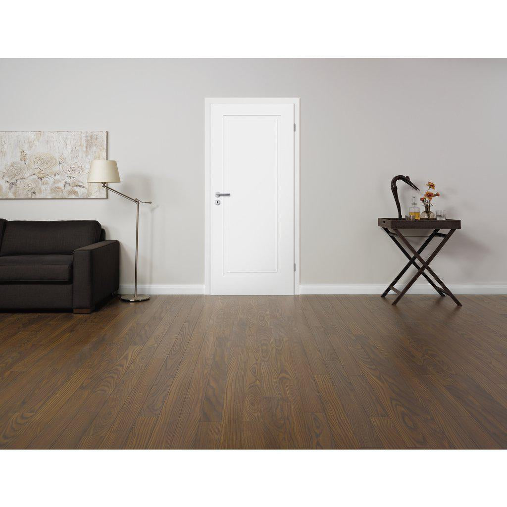 Zimmertür im Sondermaß brillant-weiß Stiltür mit 1 Kassette Designkante - Modell Stiltür M13