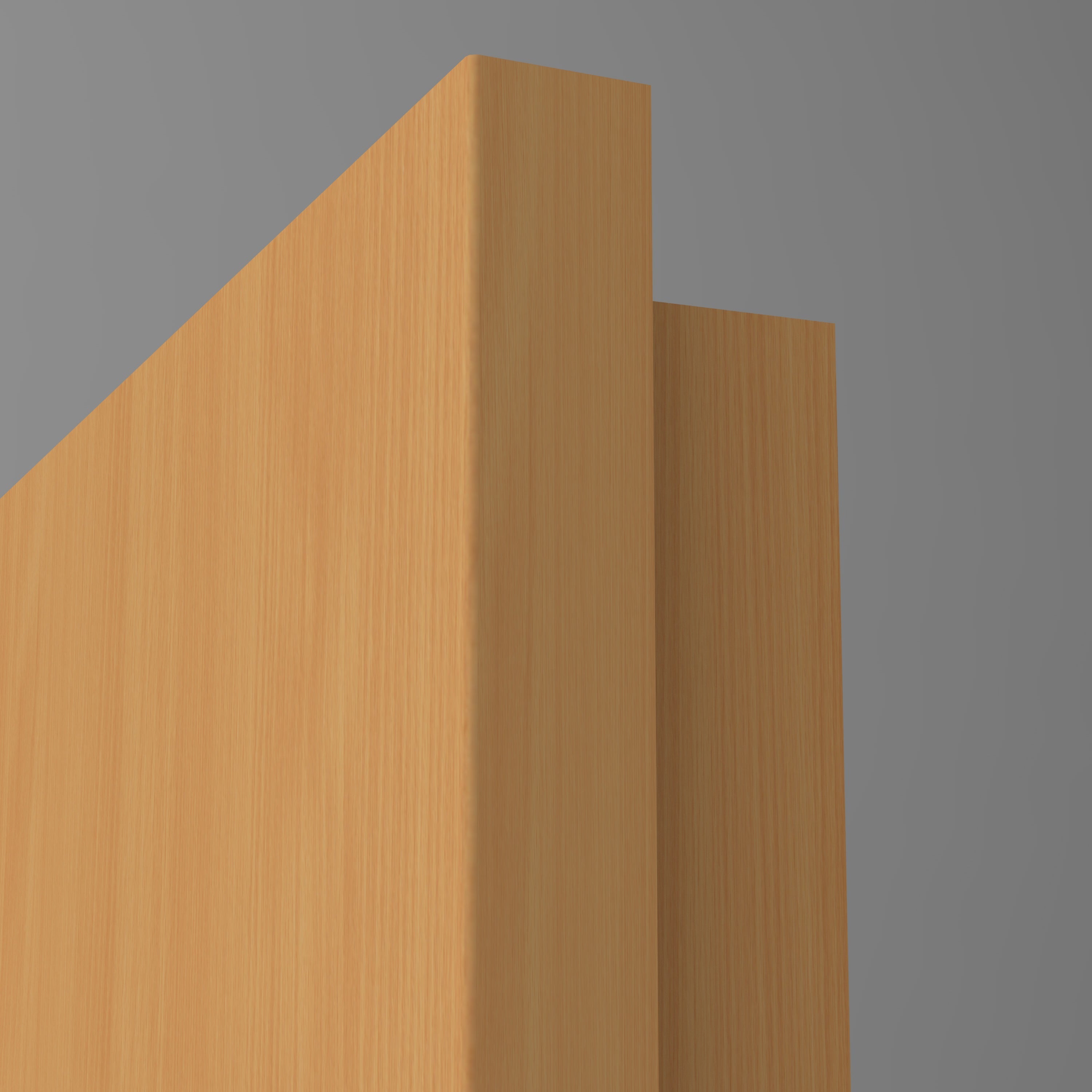 Zimmertür mit Lichtausschnitt LA1 CPL Tradition Buche Designkante