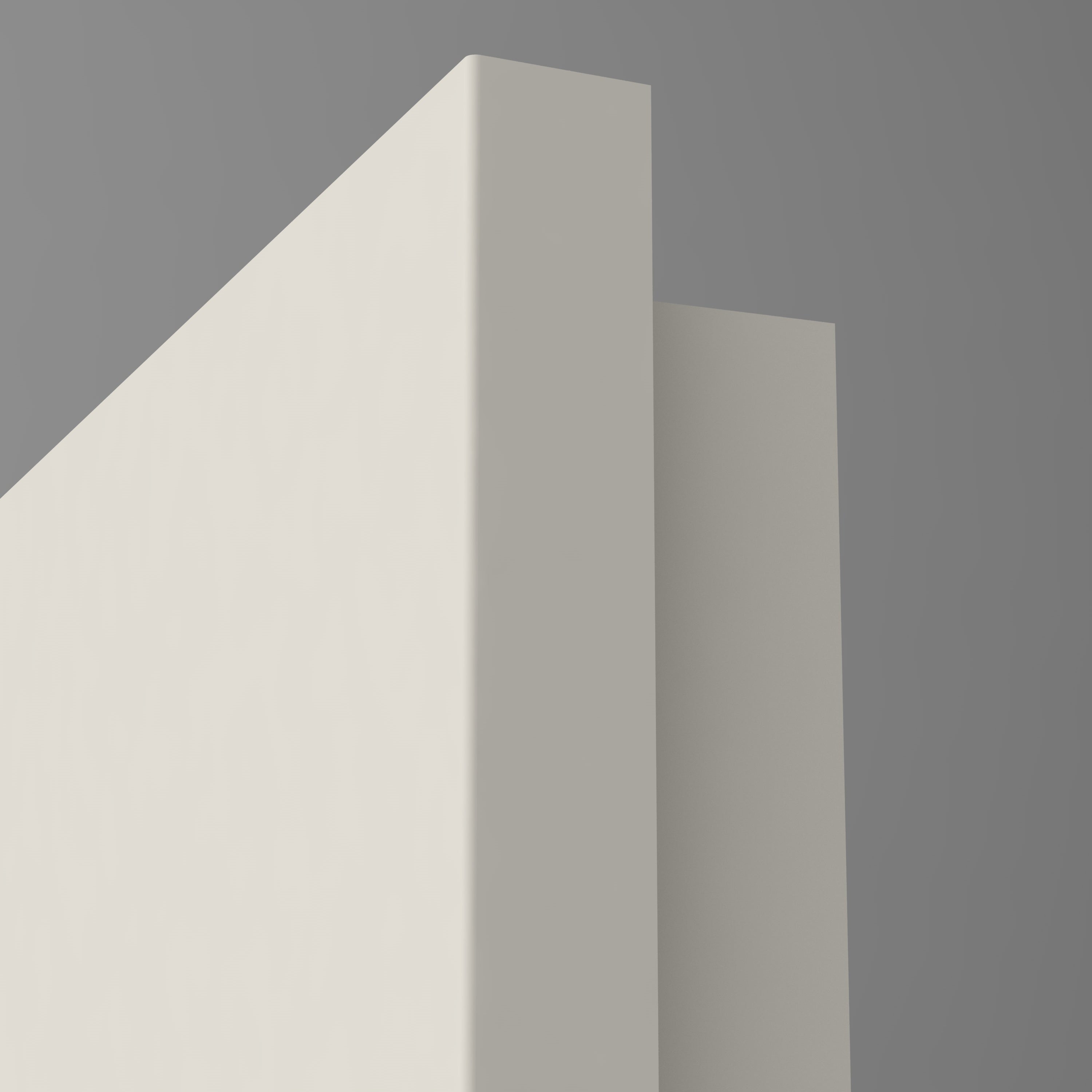 Zimmertür mit Lichtausschnitt LA2 CPL UniPrime Grau-Beige Designkante