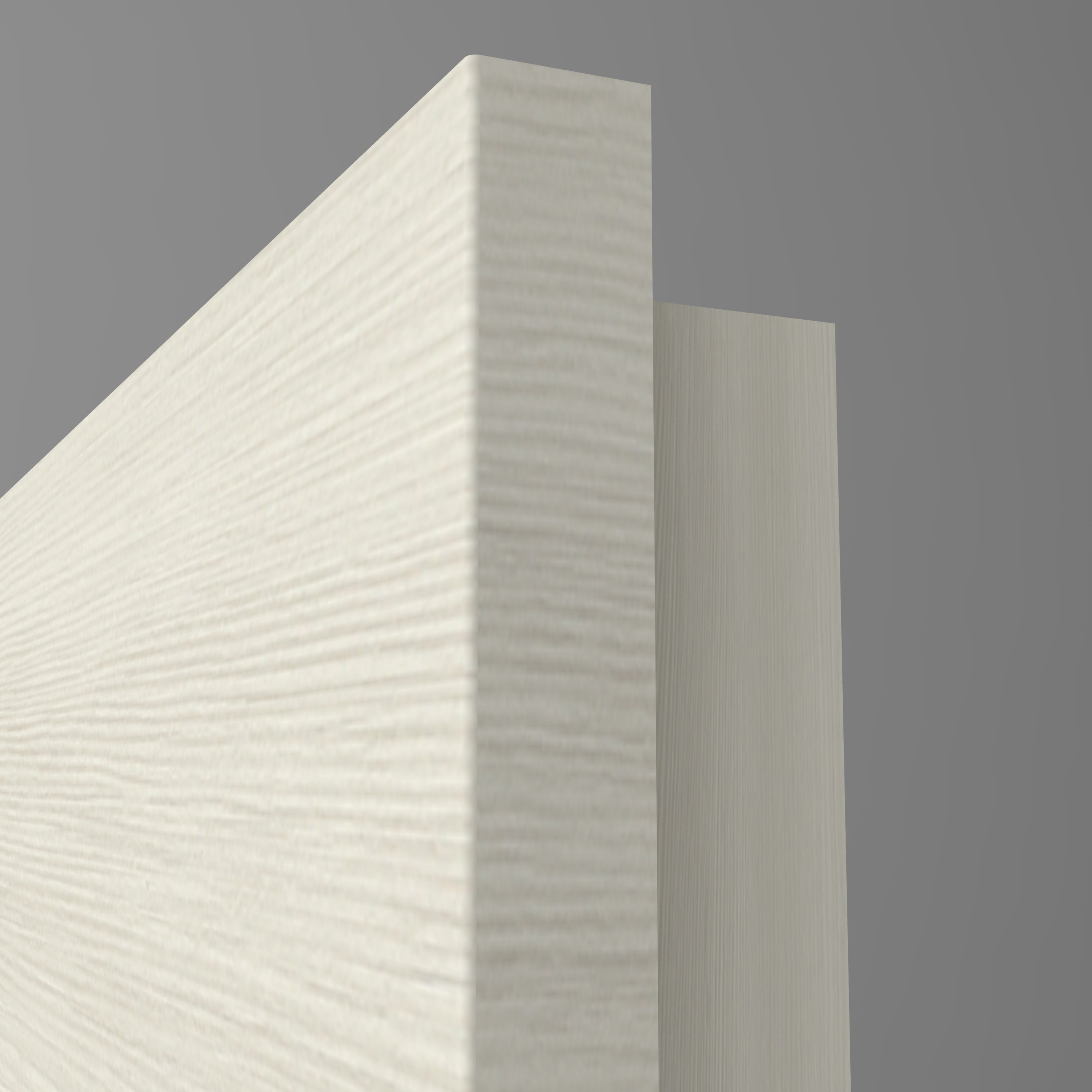 Zimmertür mit Lichtausschnitt LA6 CPL Struktur Pinie-Hell Quer Designkante