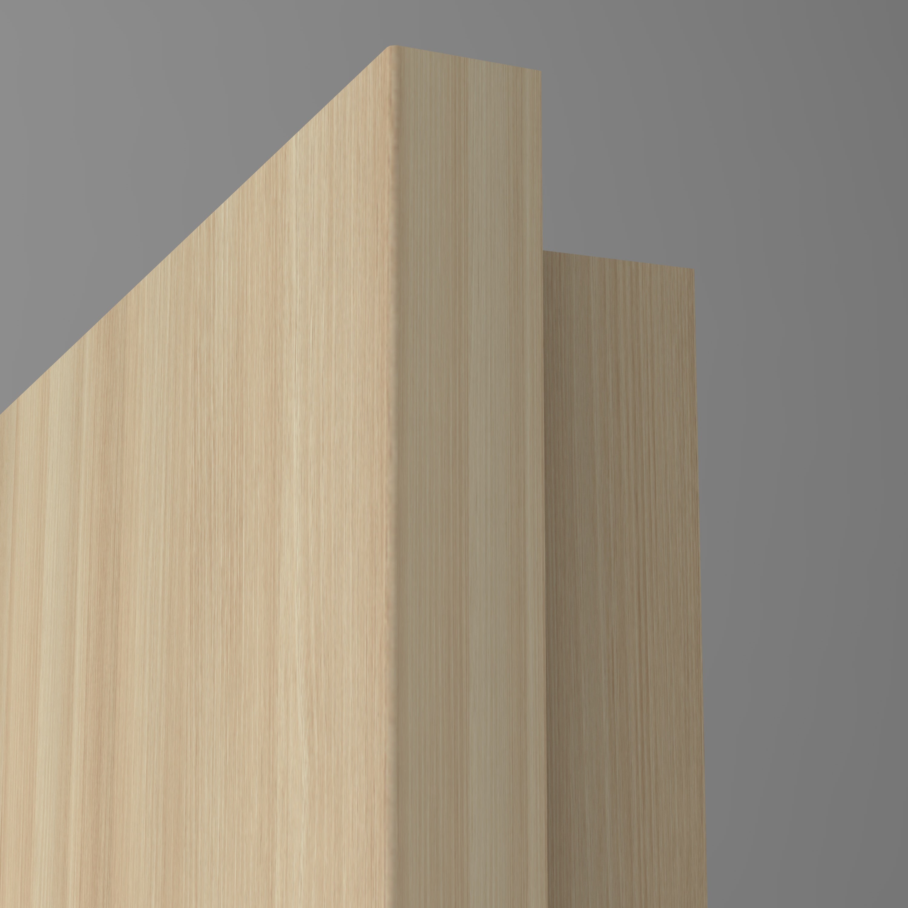 Zimmertür mit Lichtausschnitt LAB CPL Tradition Akazie Designkante