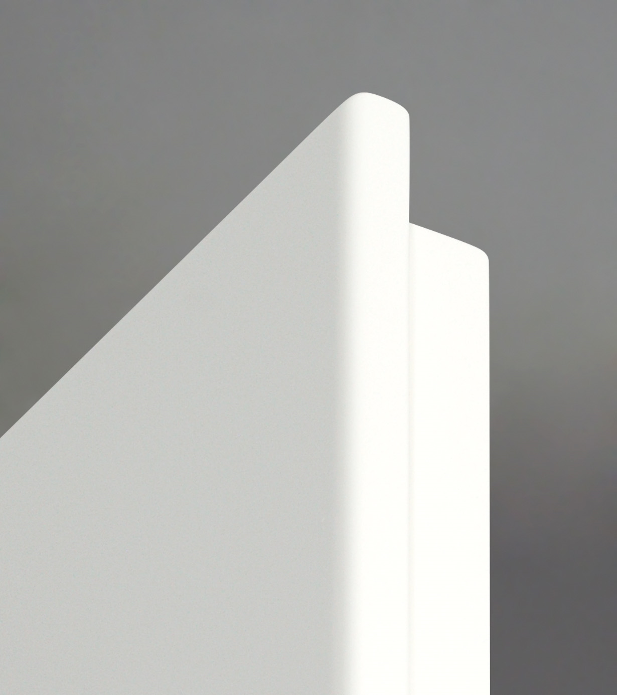 Zimmertür mit Zarge im Sondermaß CPL verkehrsweiß Röhrenspan Rundkante