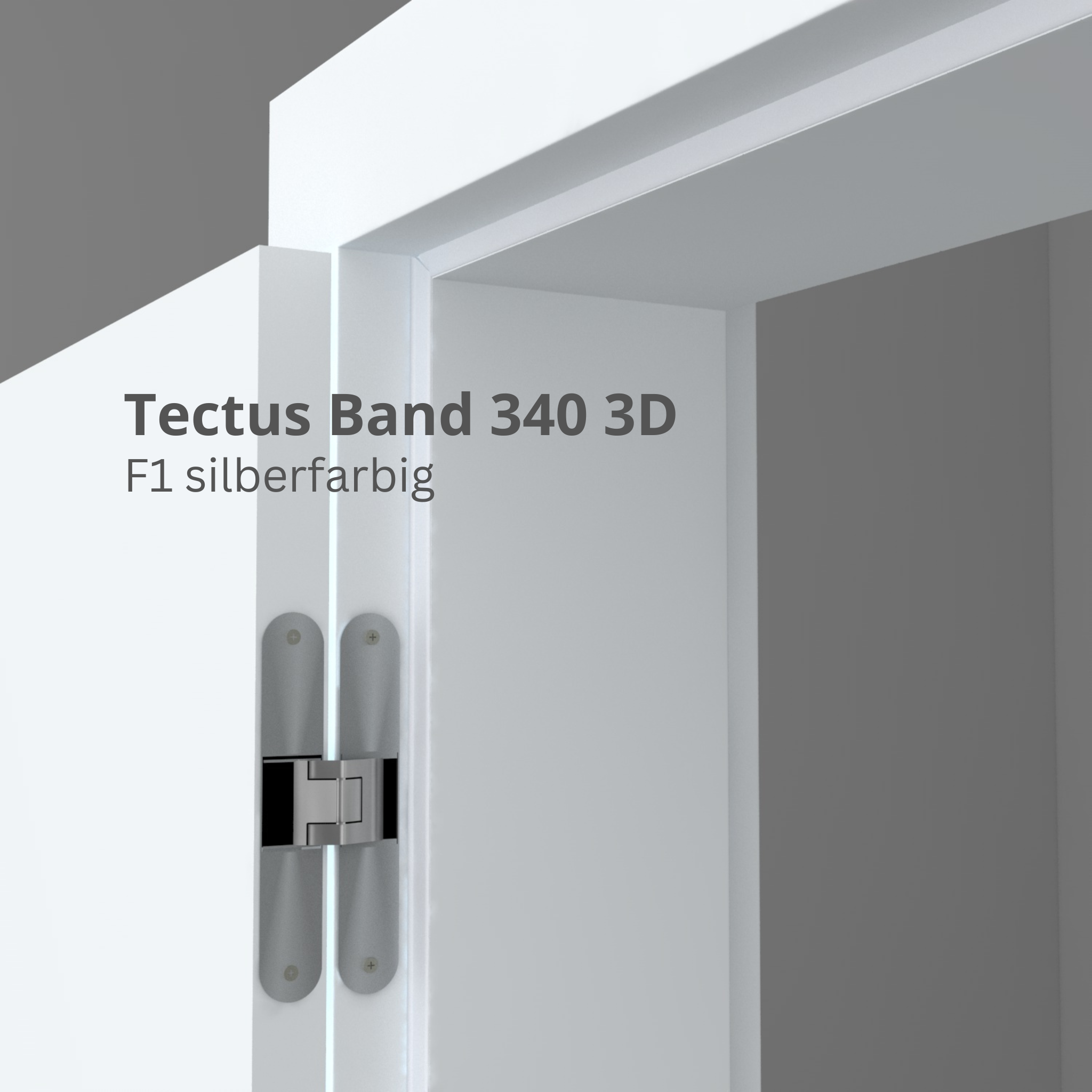 Zimmertür mit Zarge stumpfeinschlagend mit Lichtausschnitt LA4 ohne Schlüssellochbohrung CPL glatt brillant-weiß