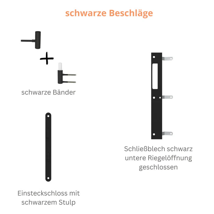 Zimmertür CPL brillant-weiß Rahmendesigntür mit 1 Kassette und Lichtausschnitt Designkante - Modell Stiltür R13LA