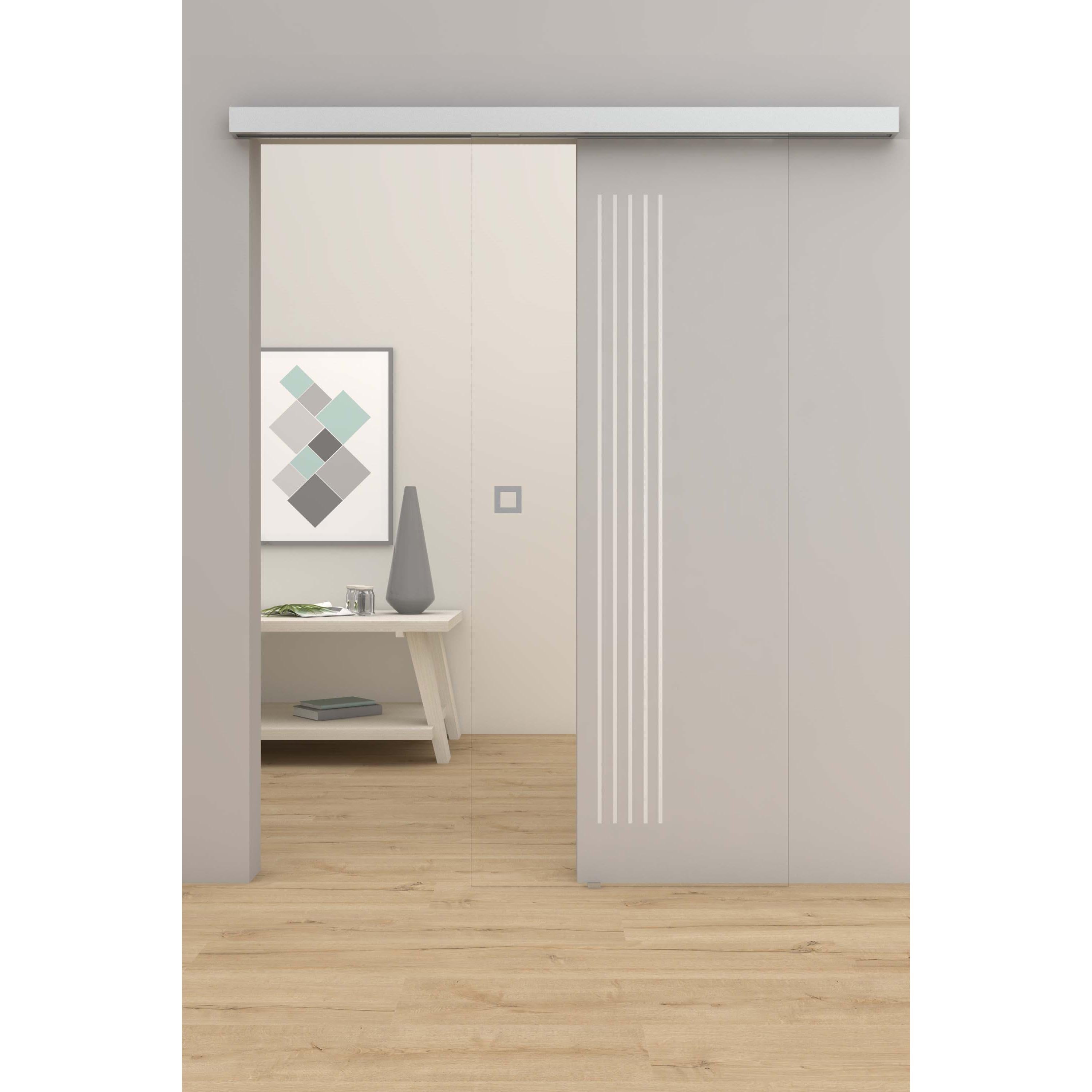 Glasschiebetür MattDesign 403-U Klarglas-Montario