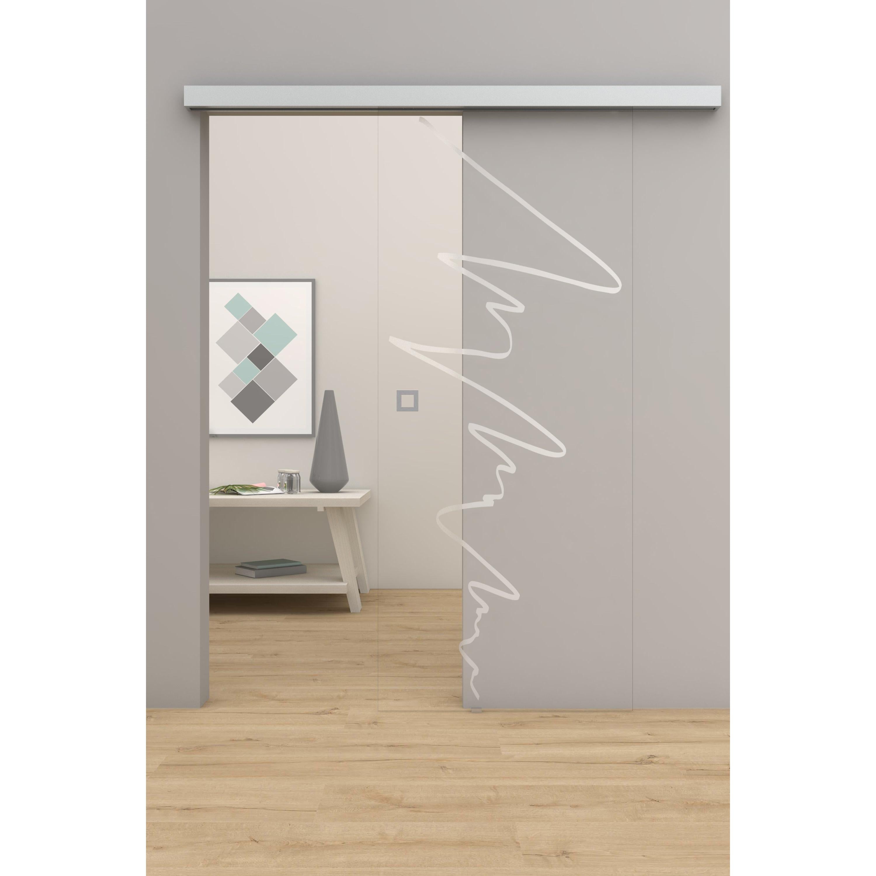 Glasschiebetür MattDesign 436-U Klarglas-Montario