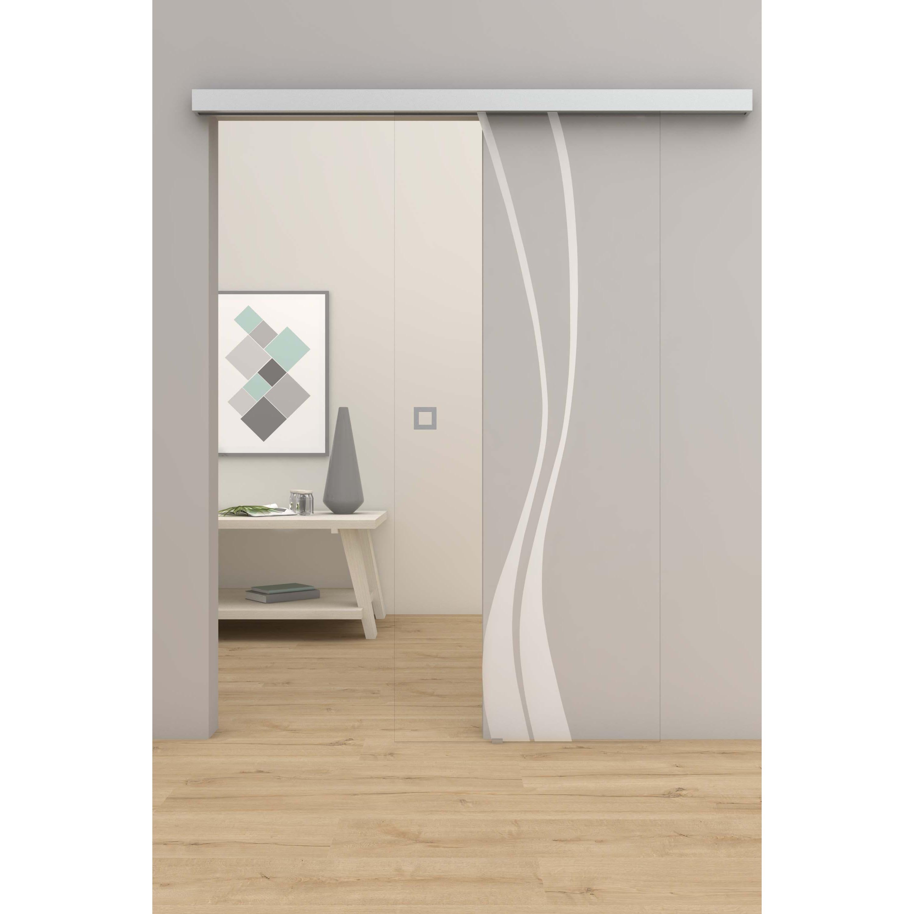 Glasschiebetür MattDesign 451-U Klarglas-Montario