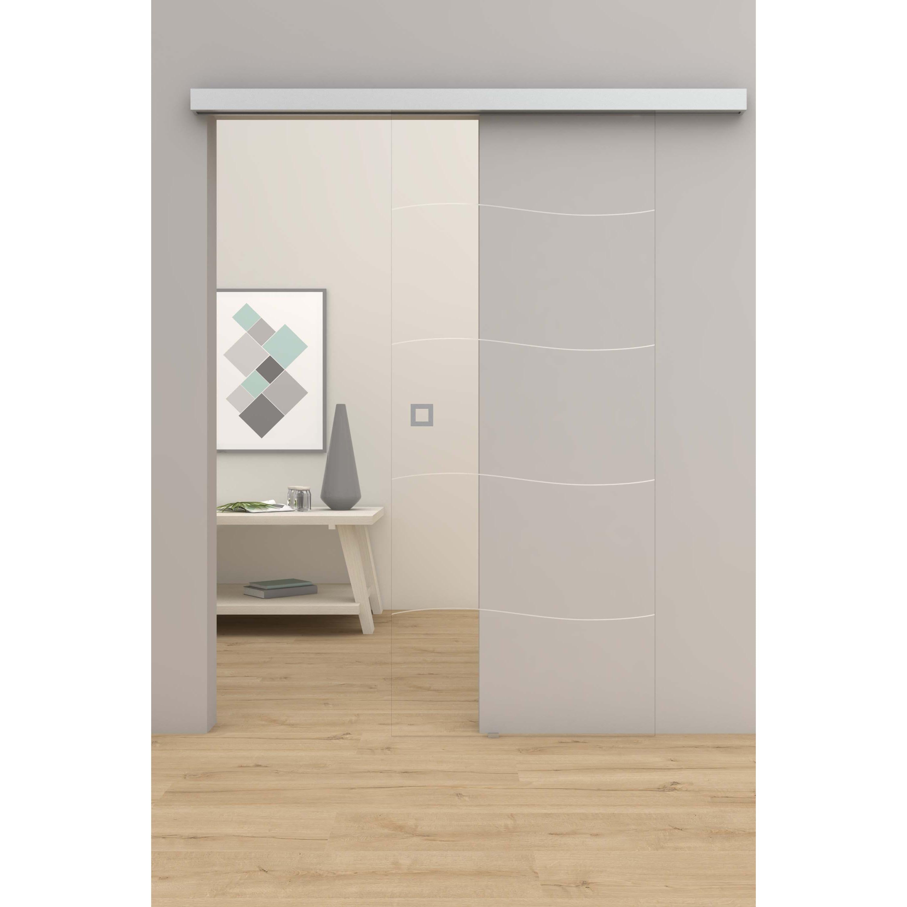 Glasschiebetür MattDesign 487-U Klarglas-Montario