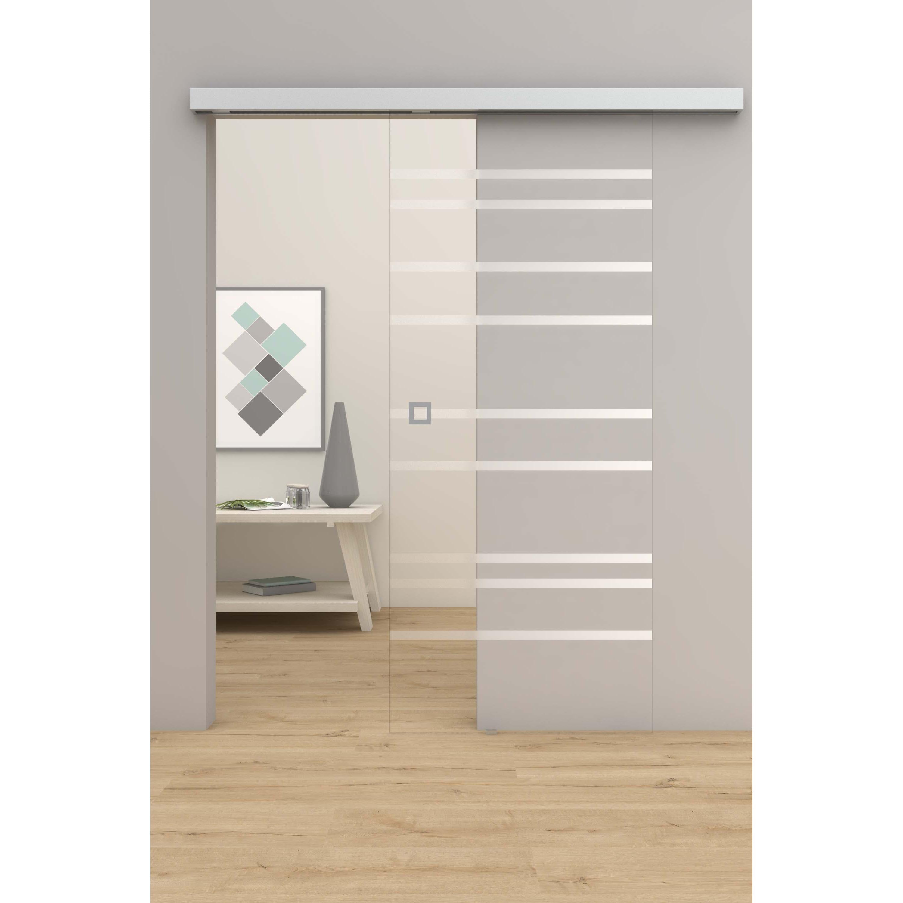 Glasschiebetür MattDesign 489-U Klarglas-Montario