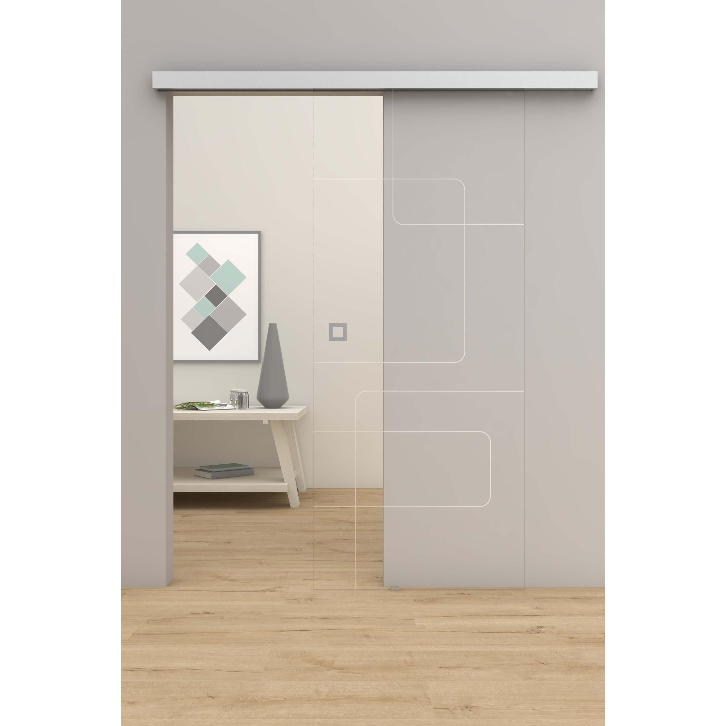 Glasschiebetür MattDesign 491-U Klarglas-Montario