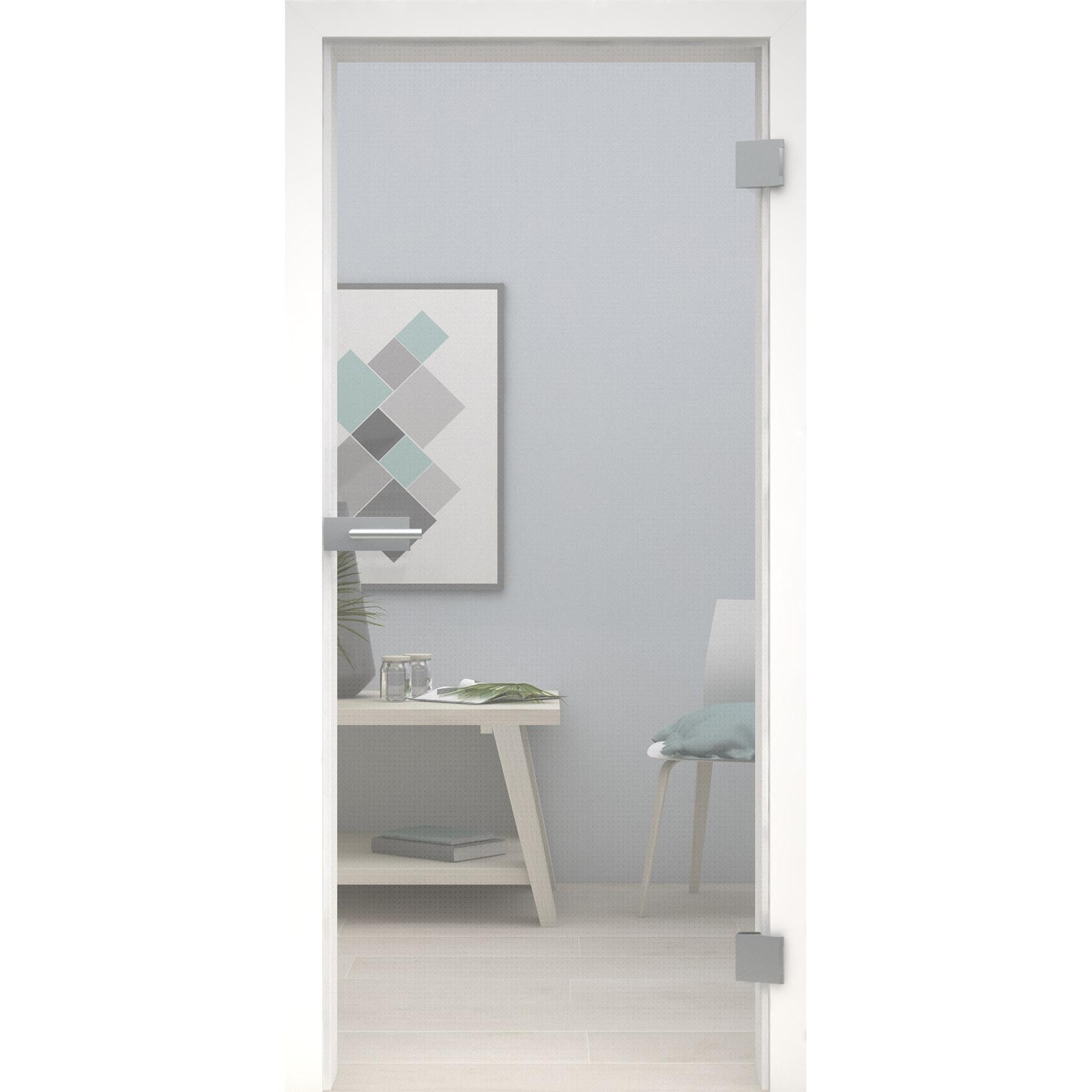 Glastür Mastercarre-198,5 x 73,5 cm (Glasmaß 197,2 x 70,9 cm)-rechts-Montario