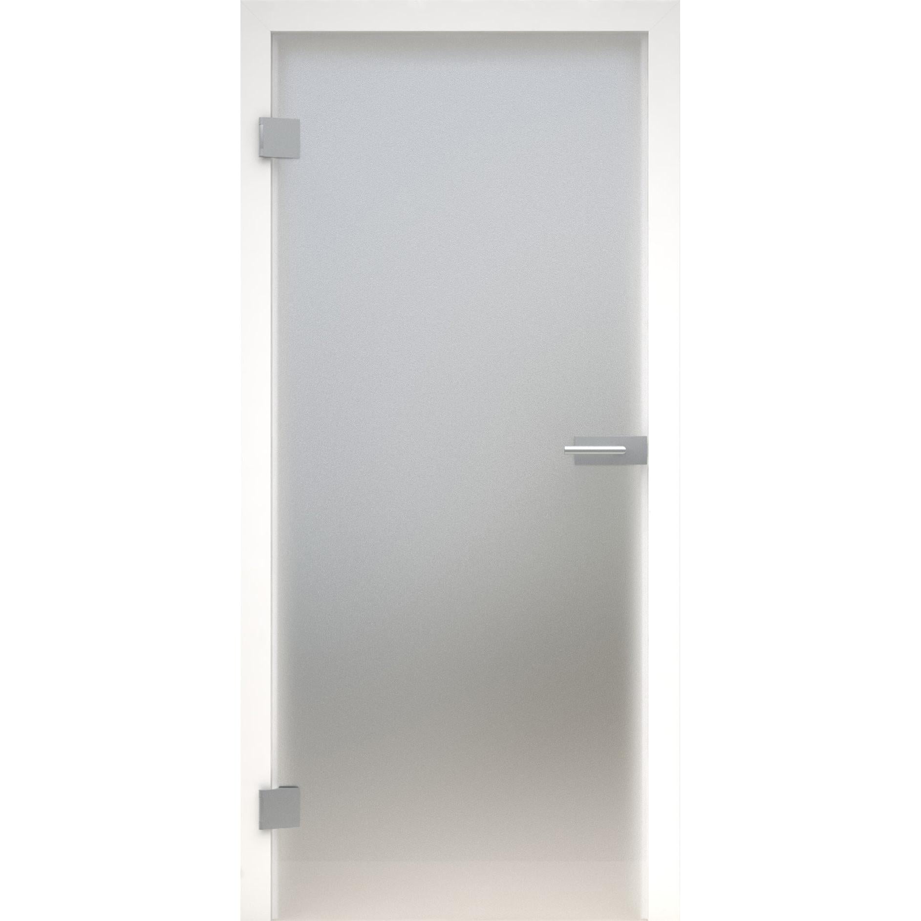 Glastür Ornamend 504-198,5 x 73,5 cm (Glasmaß 197,2 x 70,9 cm)-links-Montario