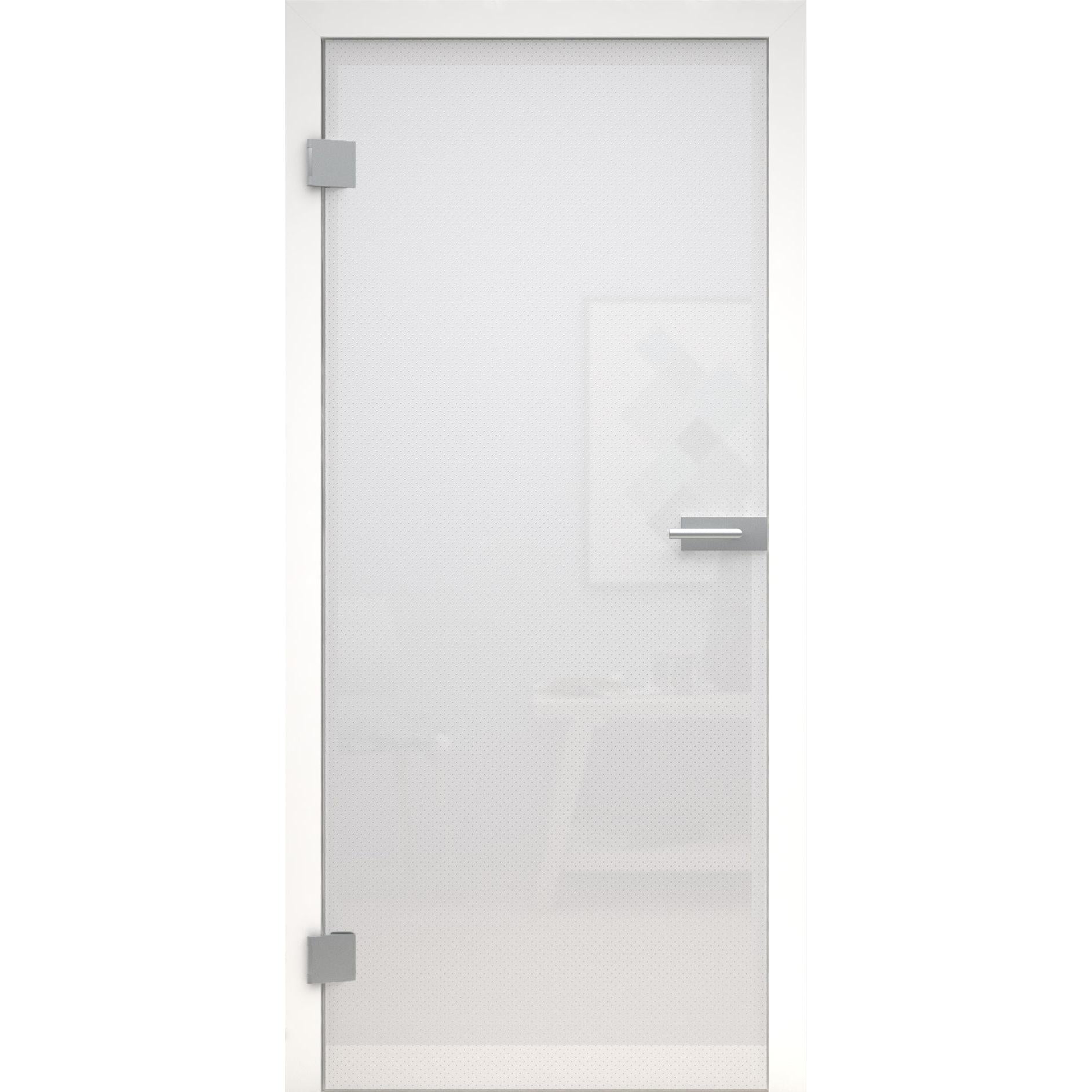 Glastür Pave-198,5 x 73,5 cm (Glasmaß 197,2 x 70,9 cm)-links-Montario