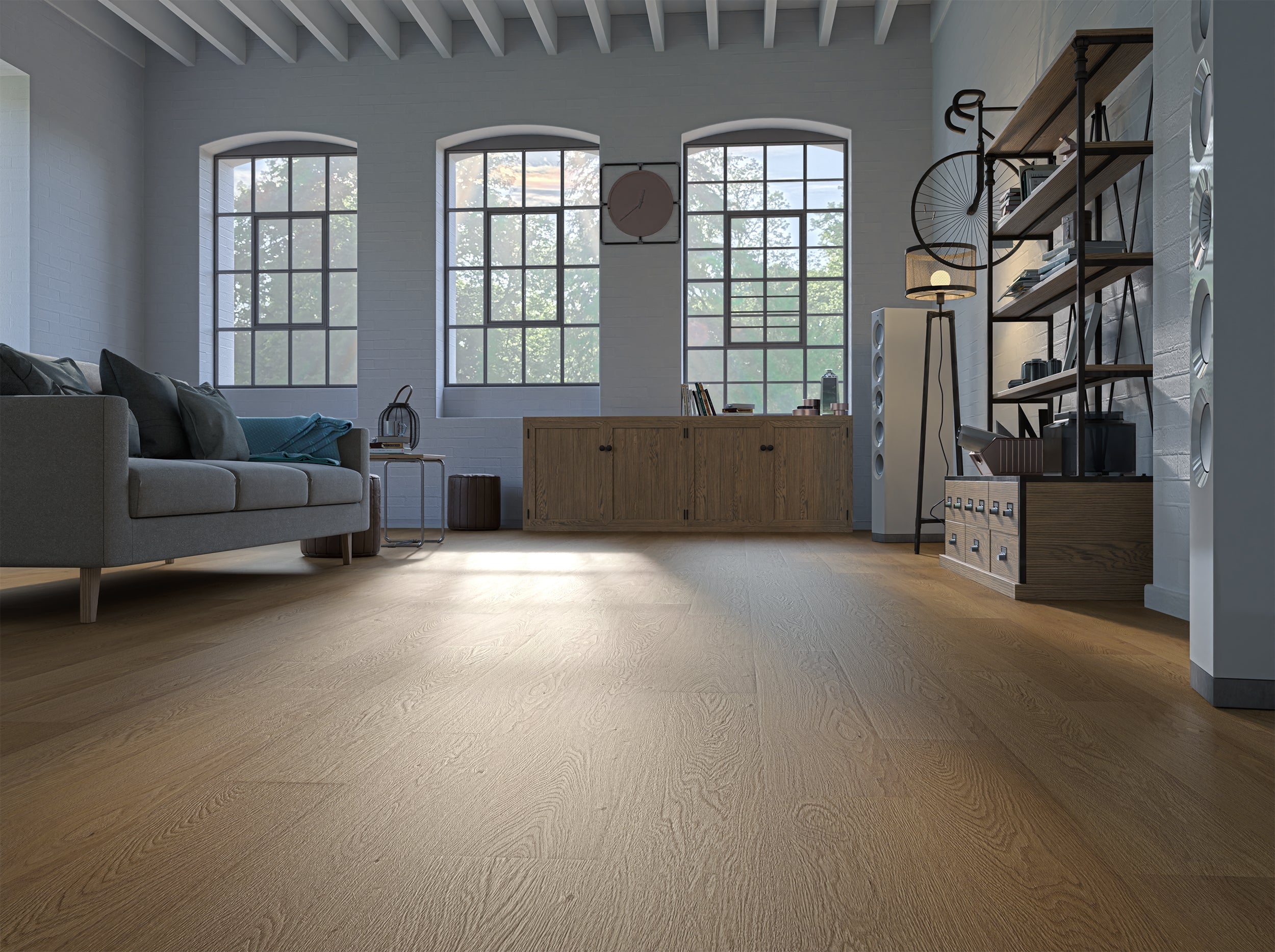 Klebe-Vinyl Smart Eiche Palermo Landhausdiele leicht strukturiert