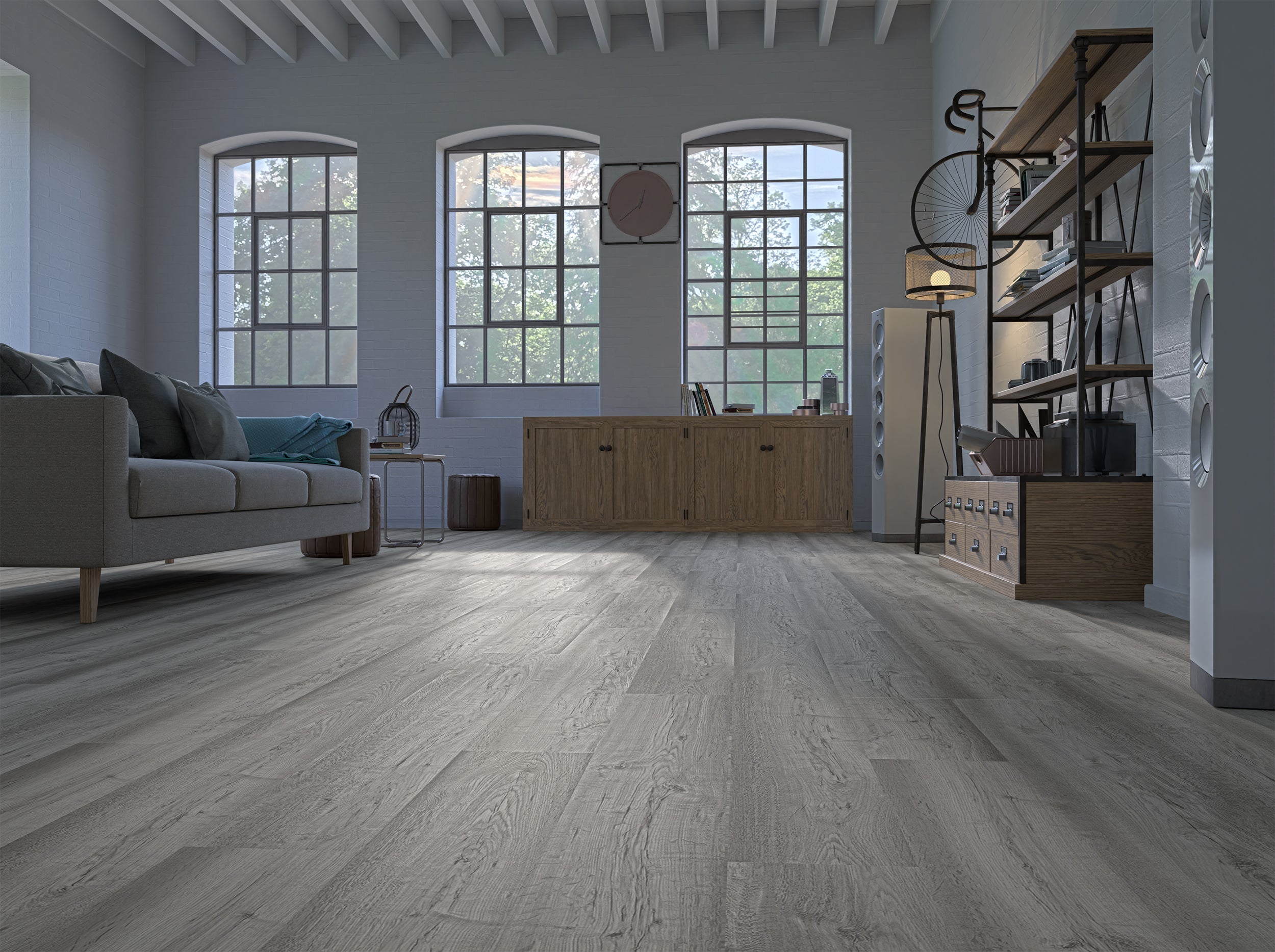Klick-Laminat HDF Smart Eiche Salerno Landhausdiele leichte Prägung