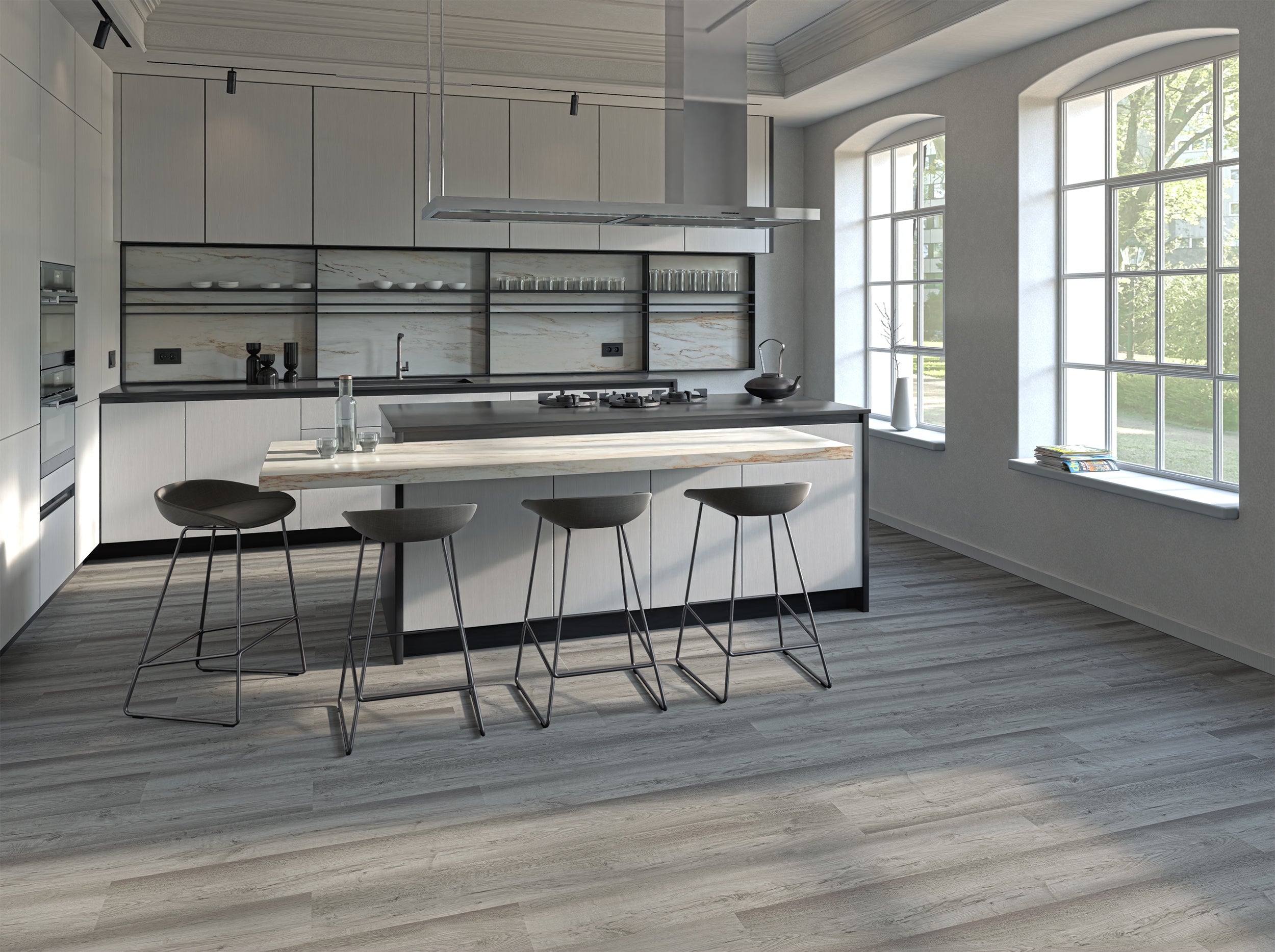 Klick-Laminat HDF Smart Eiche Salerno Landhausdiele leichte Prägung