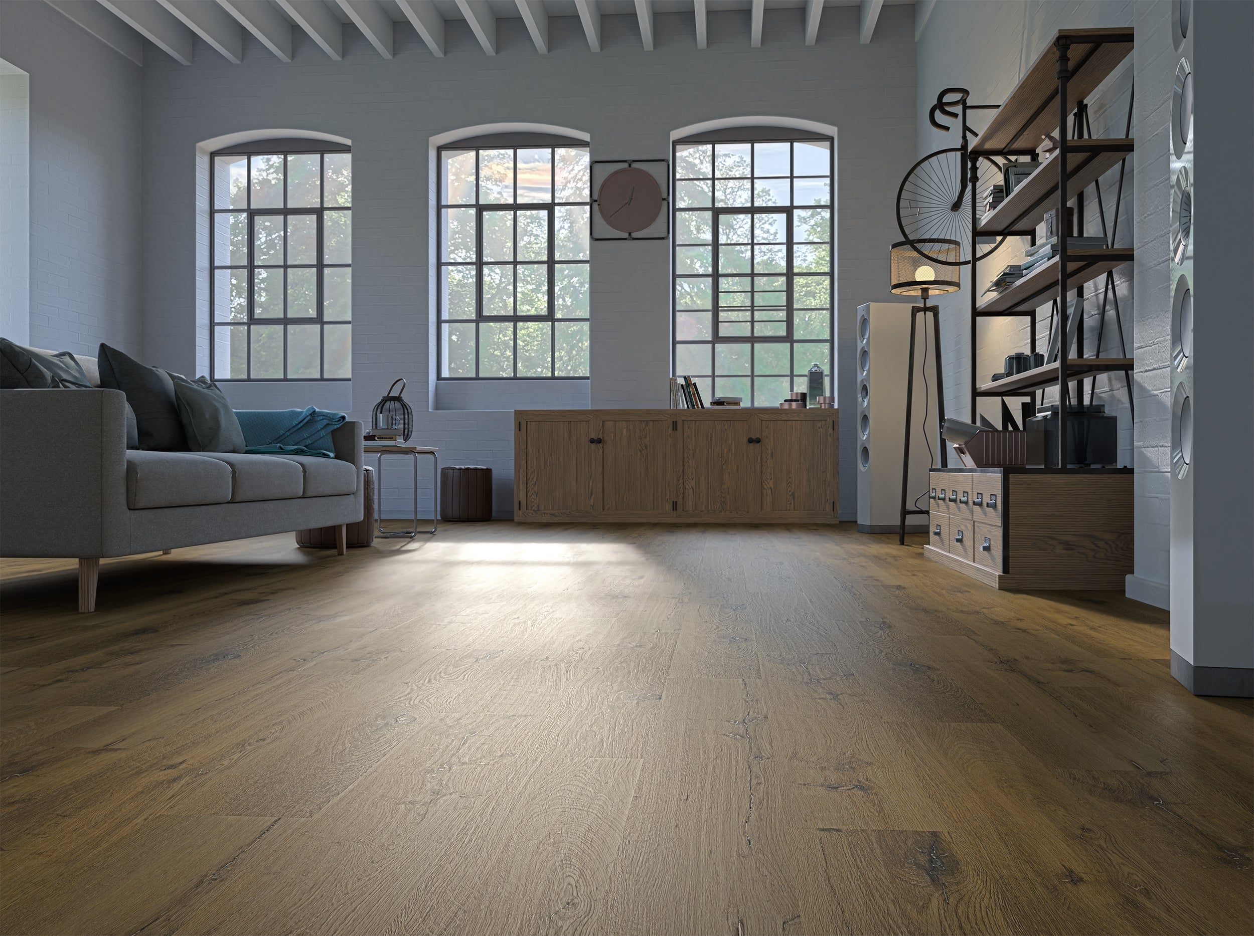 Klick-Vinyl Rigid Smart Eiche Anzio Landhausdiele leicht strukturiert