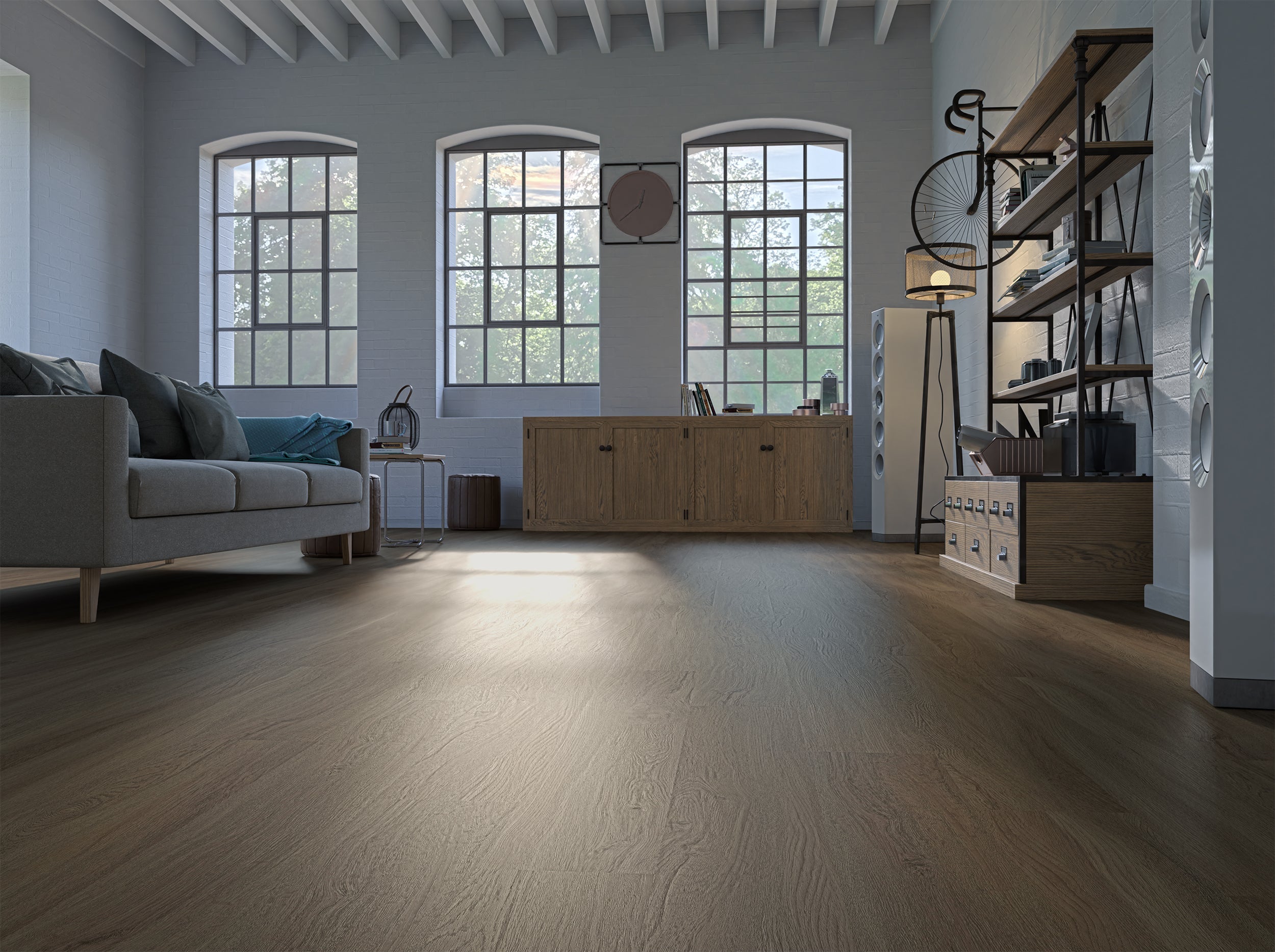Klick-Vinyl Rigid Smart Eiche Rom Landhausdiele leicht strukturiert