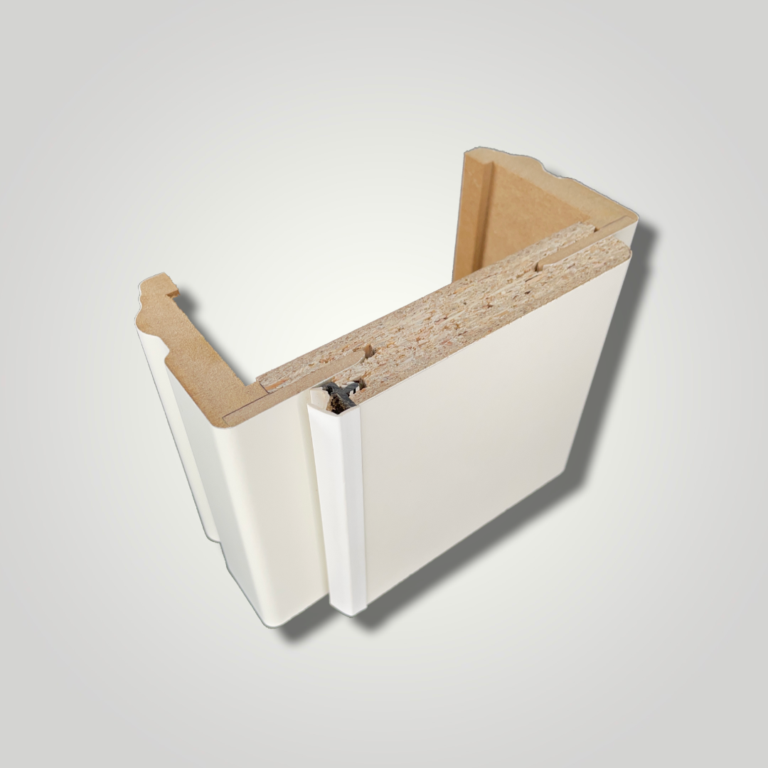 Türzarge CPL soft-weiß ähnlich RAL 9010 Profilkante 65 mm Bekleidung