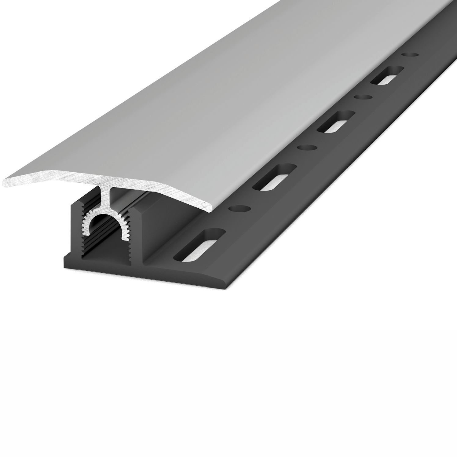Übergangsprofil Clip für Parkett und Laminat Silber
