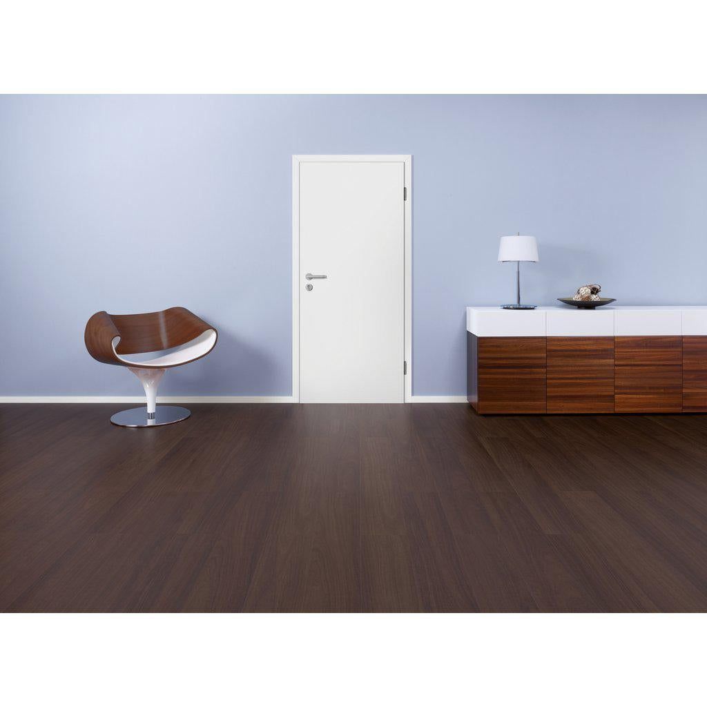 Wohnungseingangstür mit Zarge Lack soft-weiß glatt Eckkante