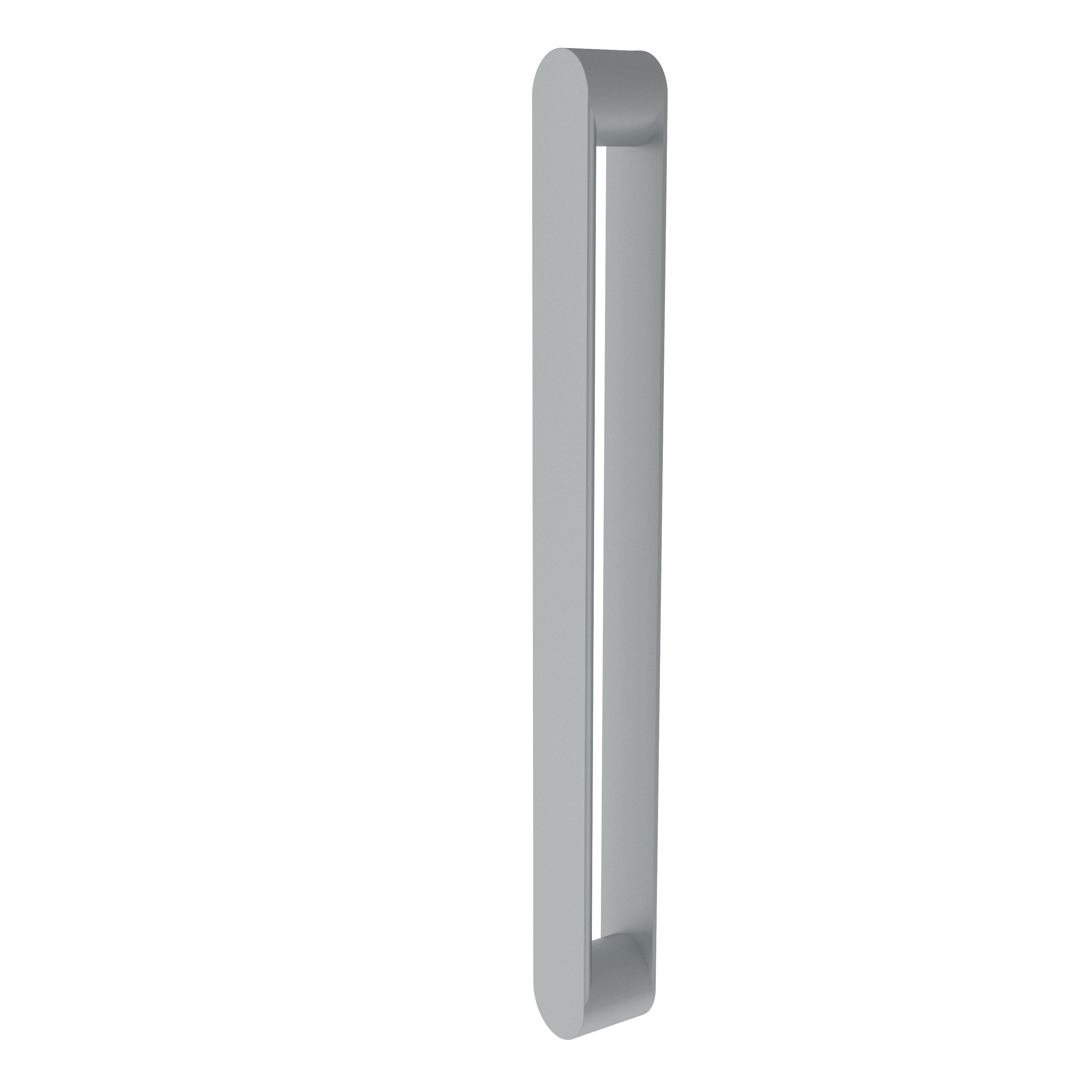 Griffstange mit selbstklebend Grundplatte Tavara Edelstahl Ø 20 mm Länge 225 mm Achsabstand 200 mm für Ganzglasschiebetür und Holzschiebetür