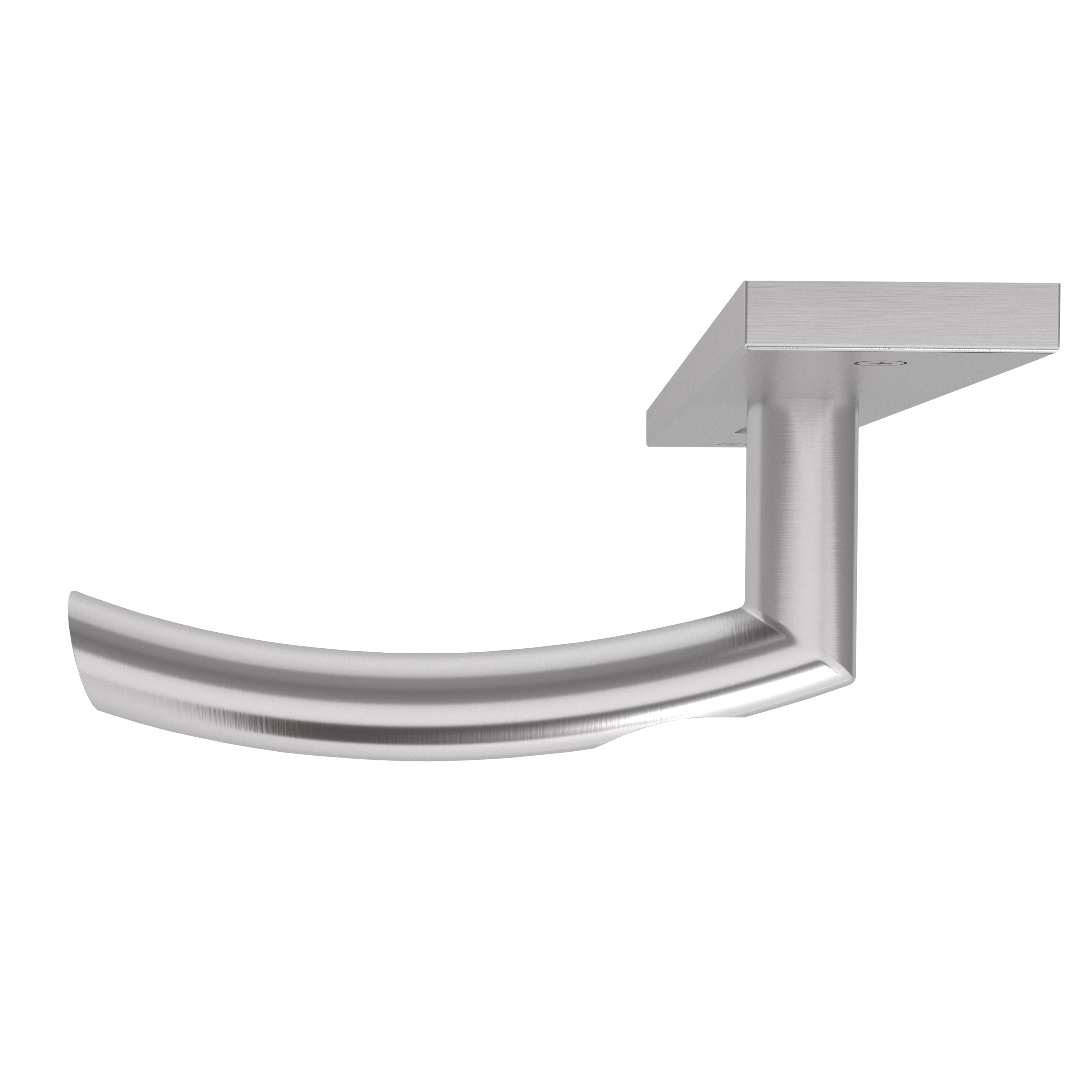 Langschildgarnitur eckig L-Form gebogen Modell Iloria Edelstahl geschraubt Klasse 1