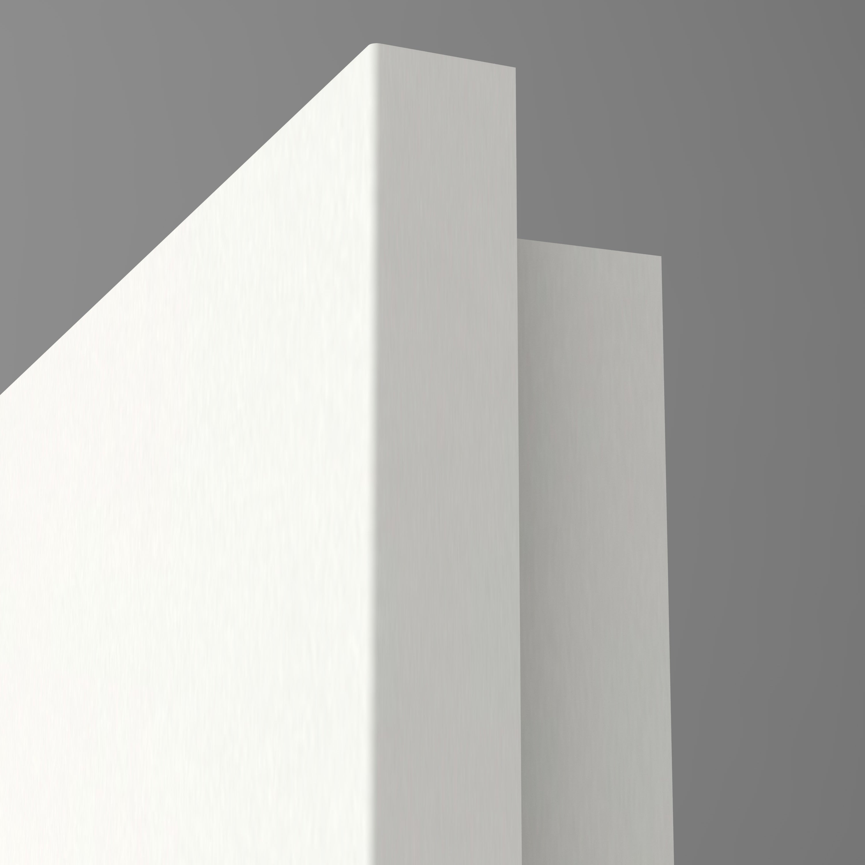 Zimmertür mit Lichtausschnitt LAB CPL UniPrime Weiß Designkante