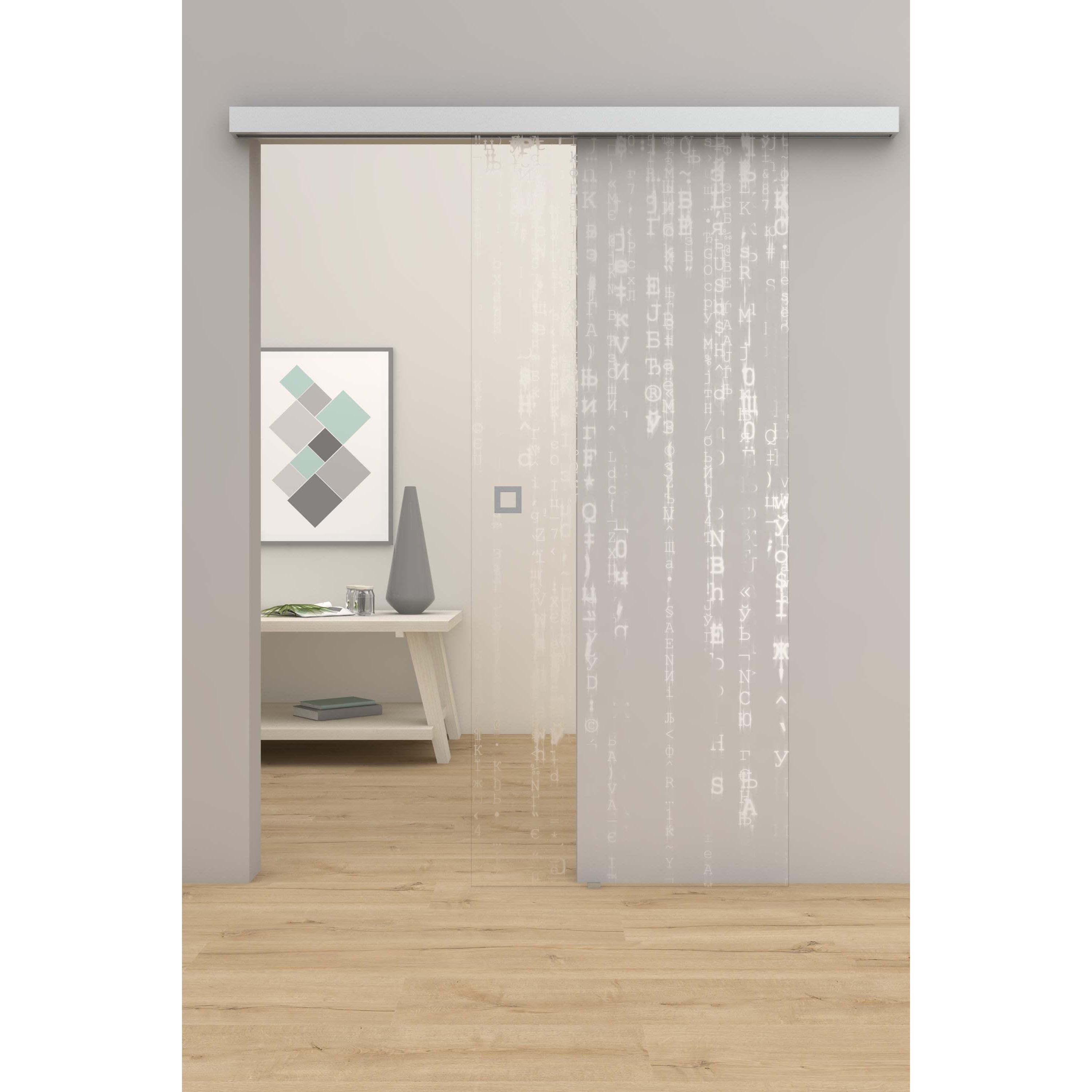 Glasschiebetür LaserArt 324-U Klarglas-Montario