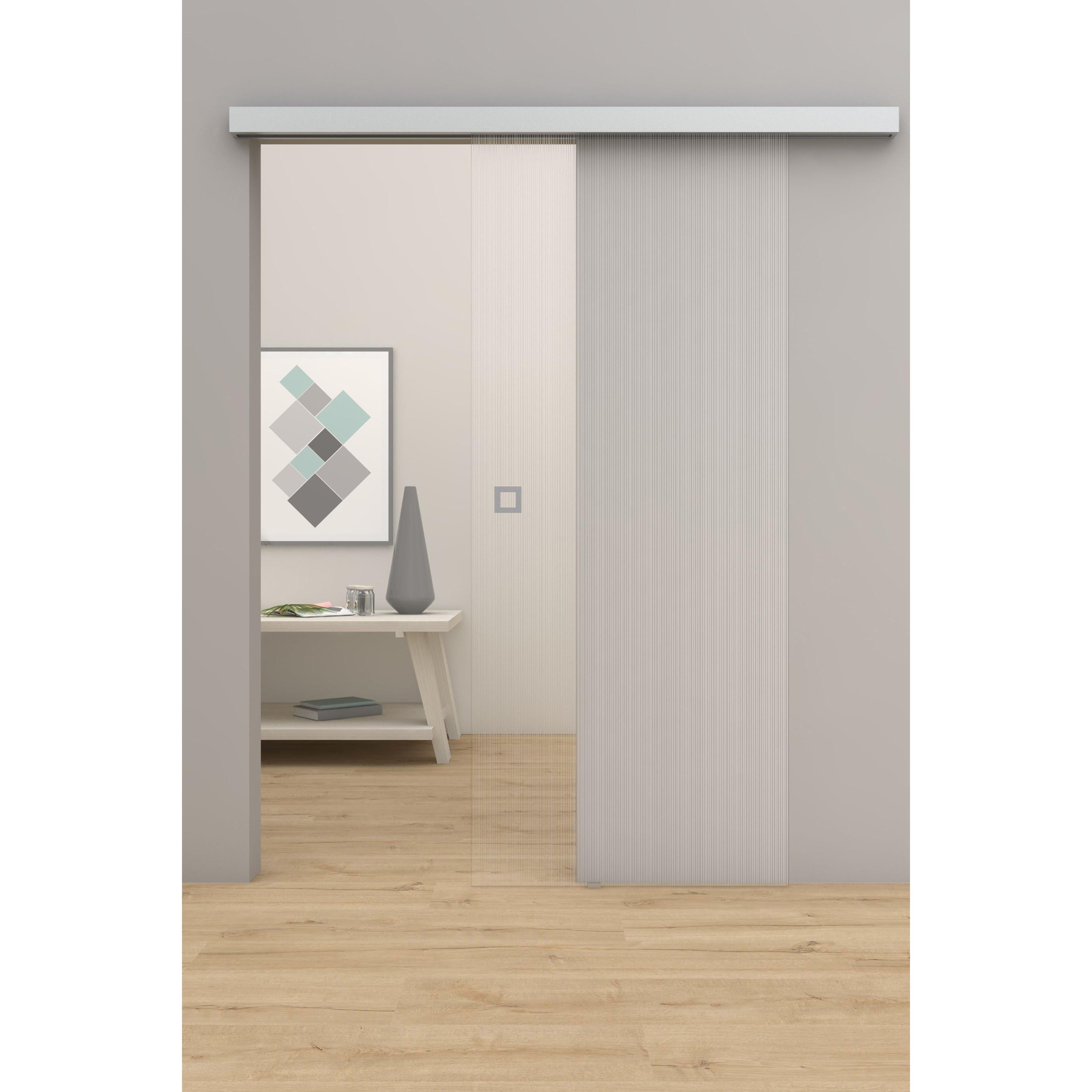 Glasschiebetür MattDesign 3D 501 Klarglas-Montario