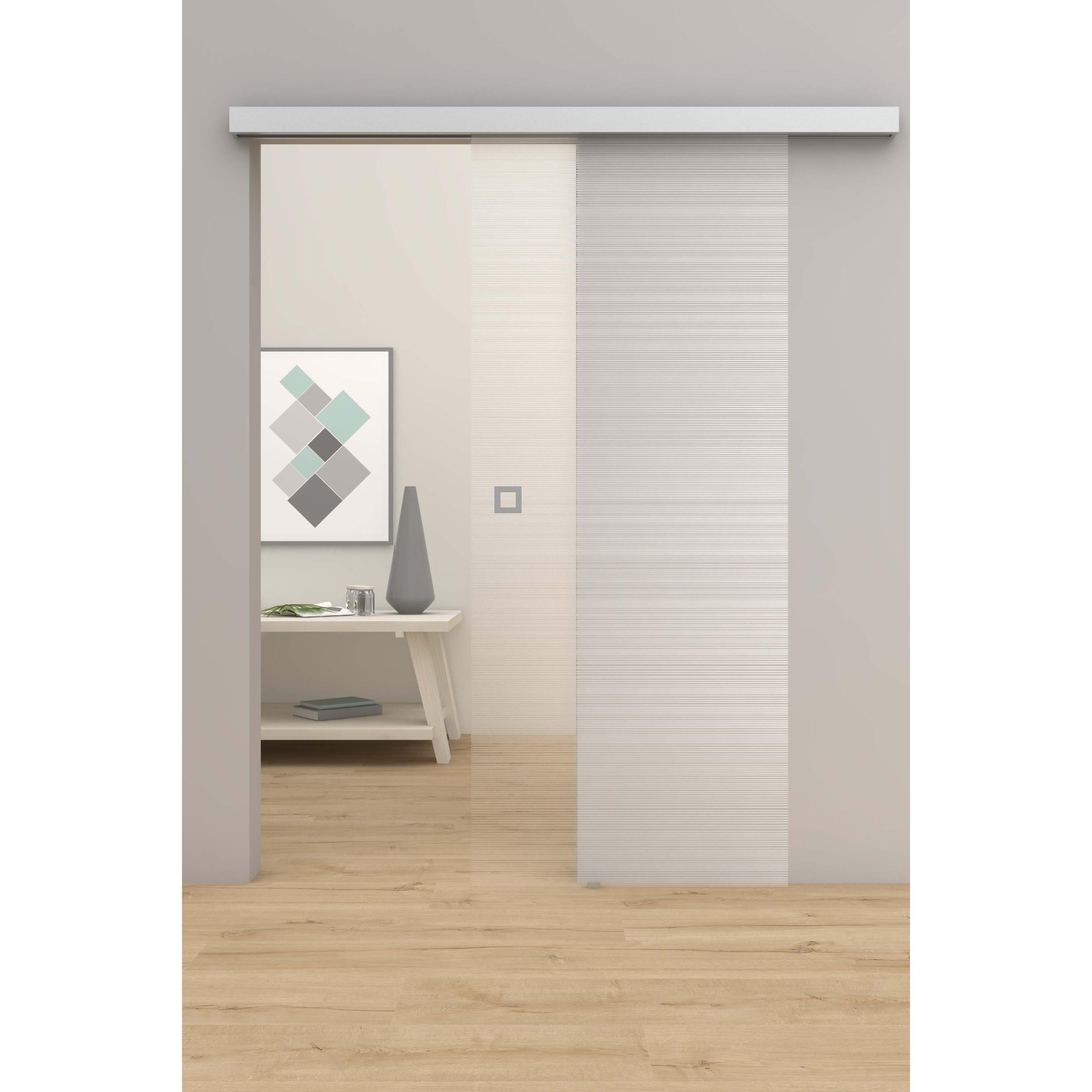 Glasschiebetür MattDesign 3D 511 Klarglas-Montario