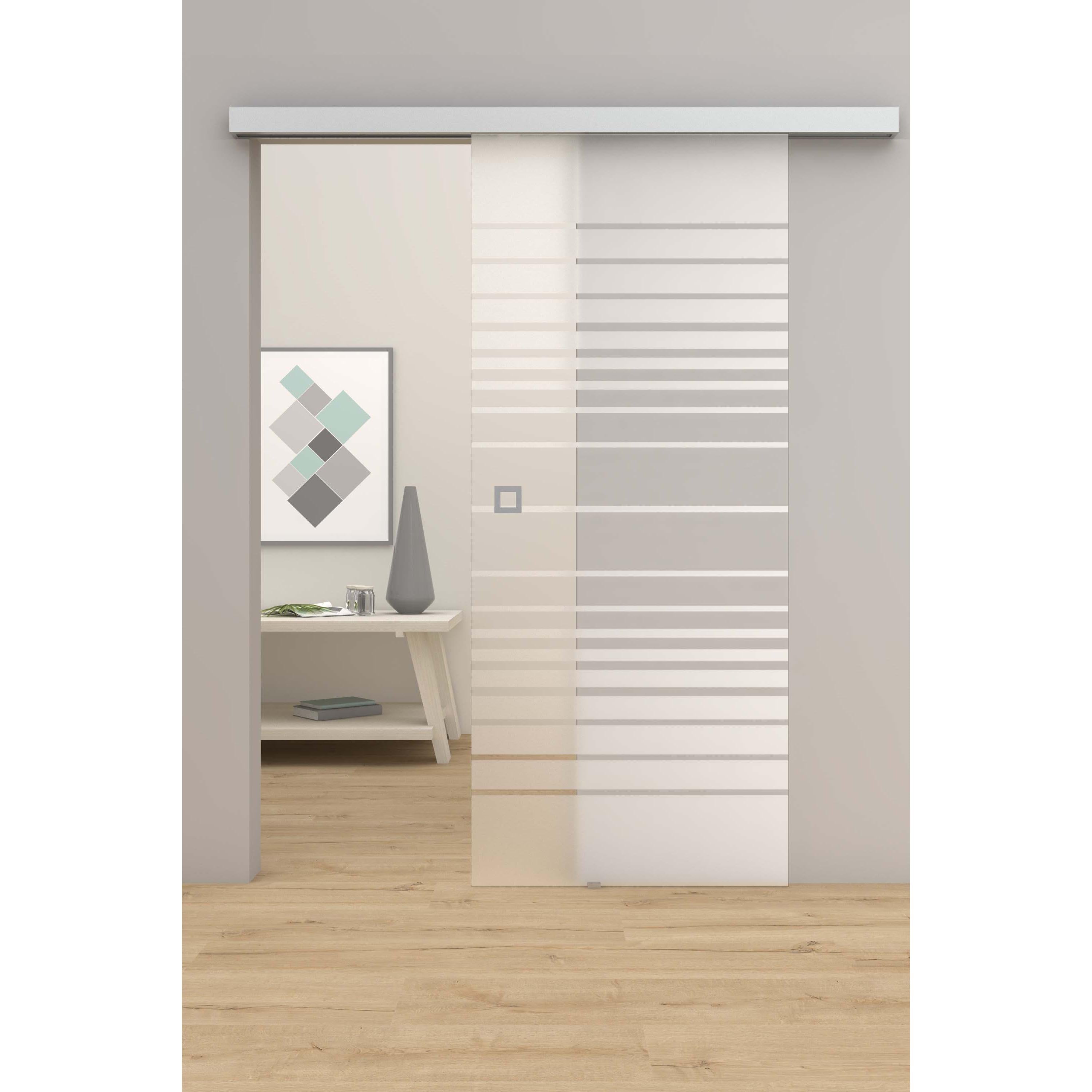 Glasschiebetür MattDesign 417 satiniert / matt-Montario