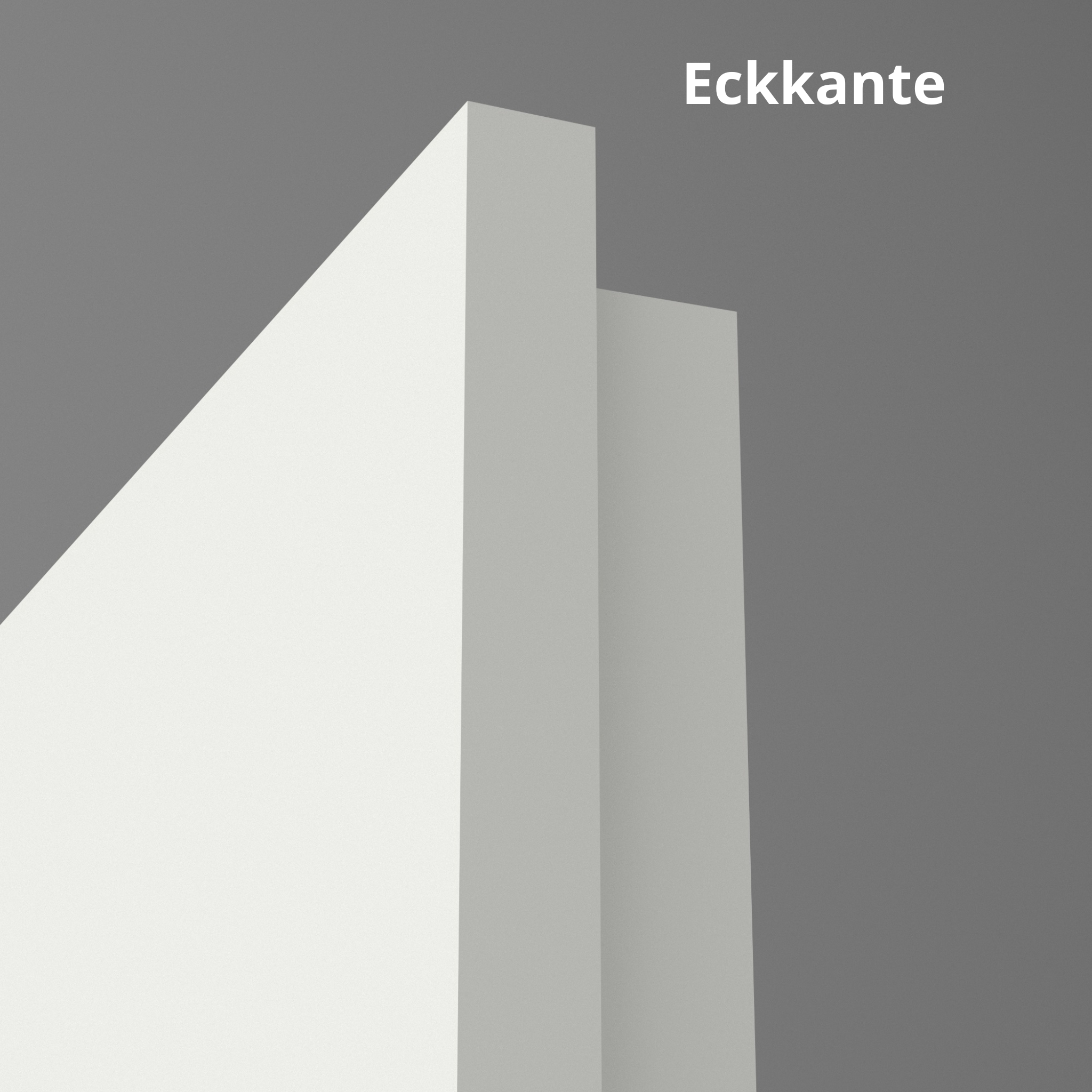 Wohnungseingangstür mit Zarge soft-weiß 4 Kassetten Eckkante SK1 / KK3 - Modell Stiltür K41